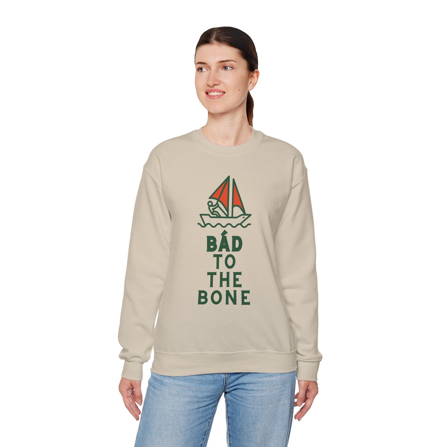BÁD TO THE BONE Unisex Heavy Blend™ Crewneck Sweatshirt