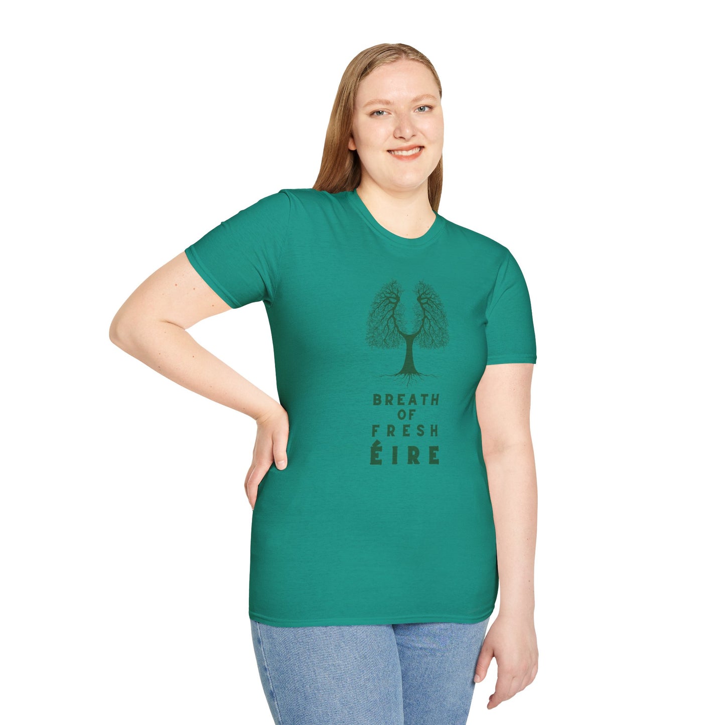 BREATH OF FRESH ÉIRE Unisex Softstyle 100% Cotton T-Shirt