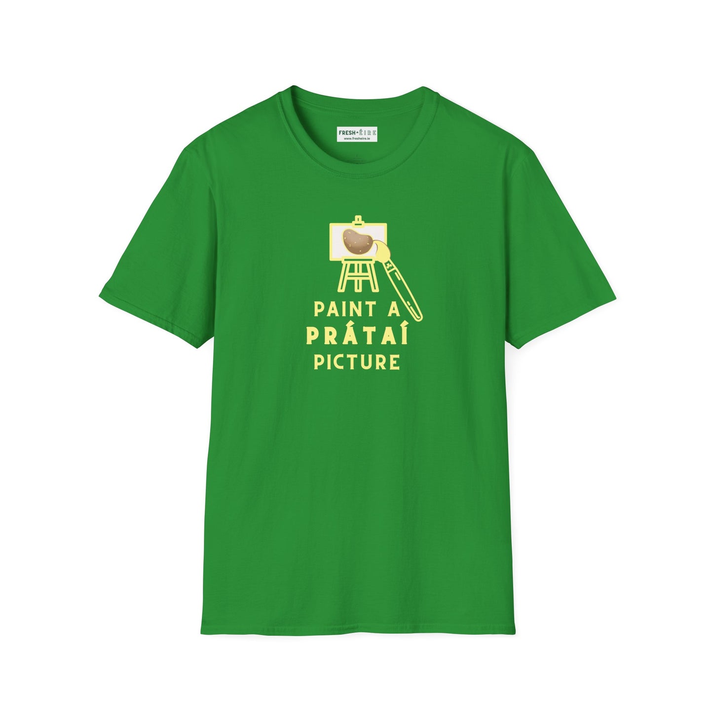 PAINT A PRÁTAÍ PICTURE Unisex Softstyle 100% Cotton T-Shirt