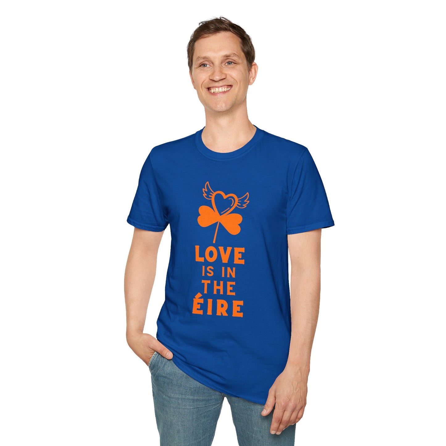 LOVE IS IN THE ÉIRE 2 Unisex Softstyle 100% Cotton T-Shirt
