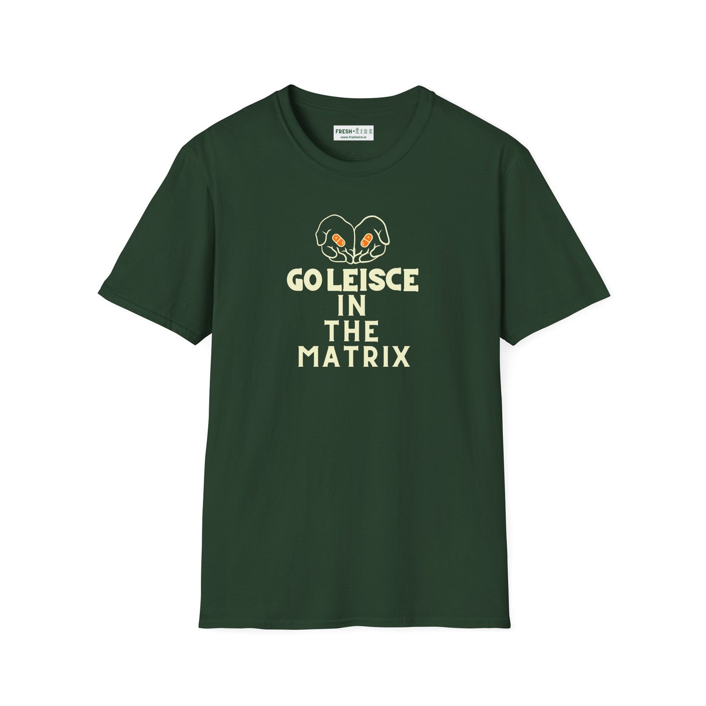 GO LEISCE IN THE MATRIX Unisex Softstyle 100% Cotton T-Shirt