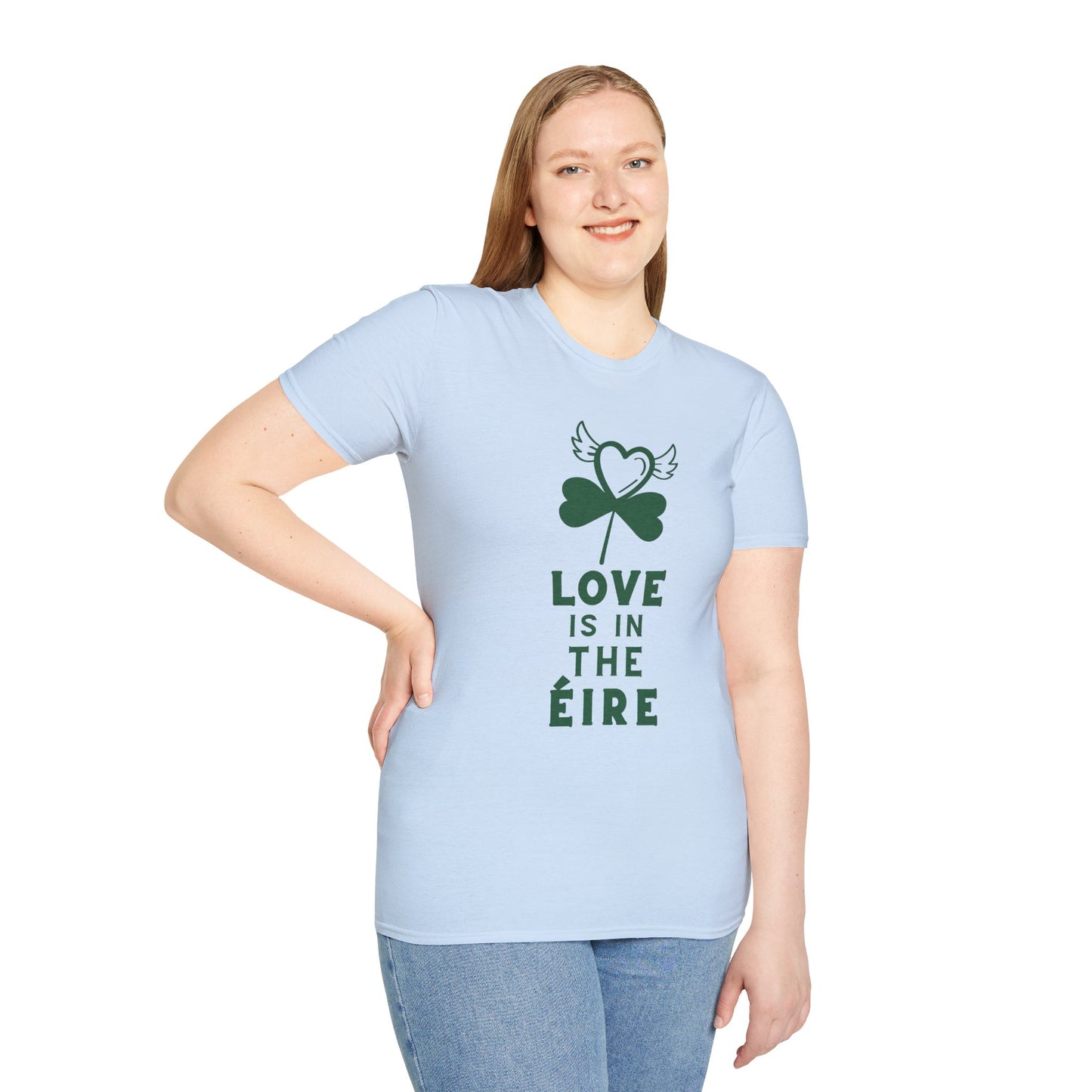 LOVE IS IN THE ÉIRE 2 Unisex Softstyle 100% Cotton T-Shirt
