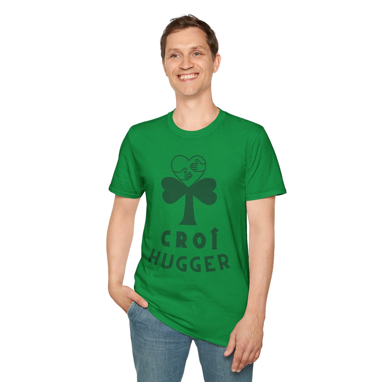 CROÍ HUGGER Unisex Softstyle 100% Cotton T-Shirt