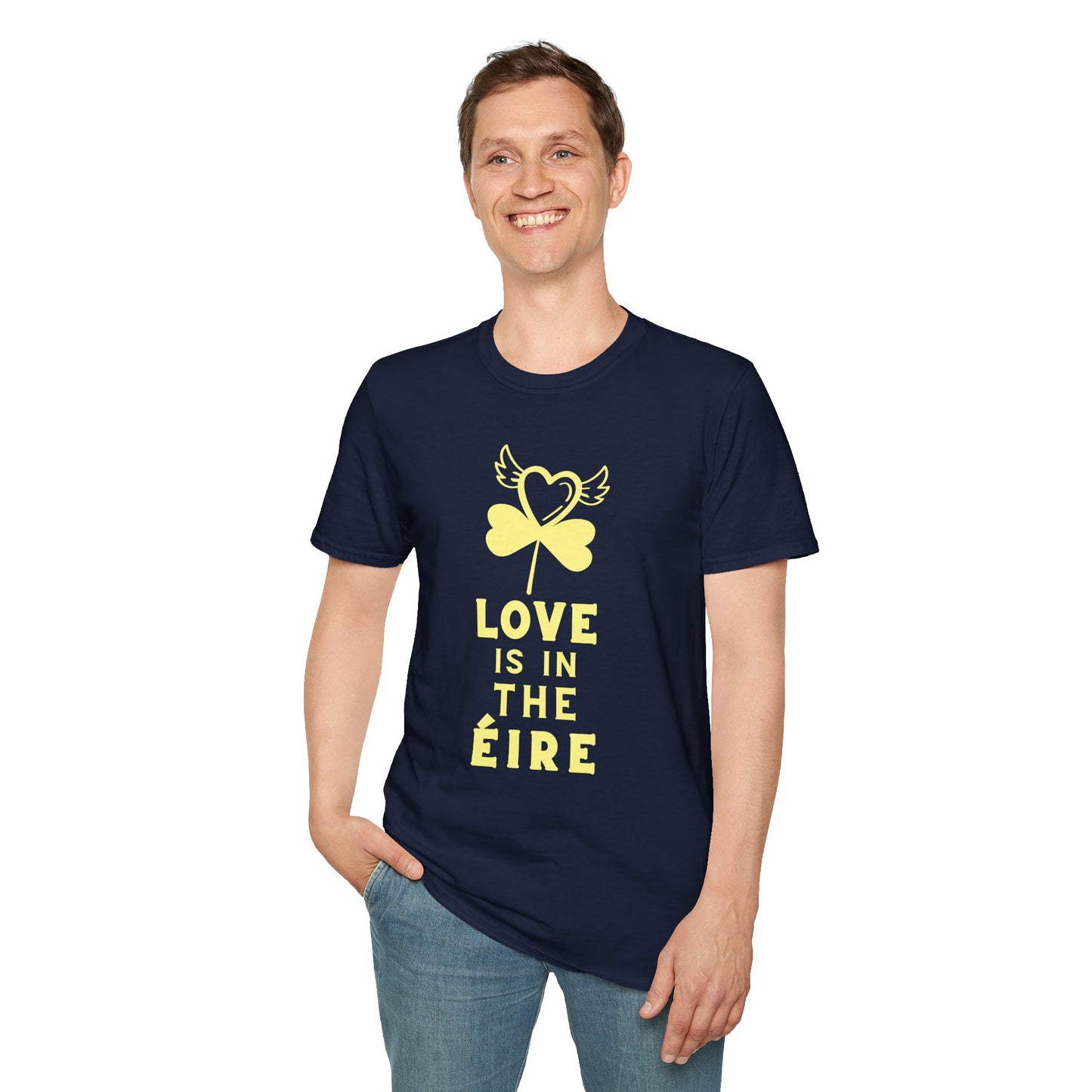 LOVE IS IN THE ÉIRE 2 Unisex Softstyle 100% Cotton T-Shirt