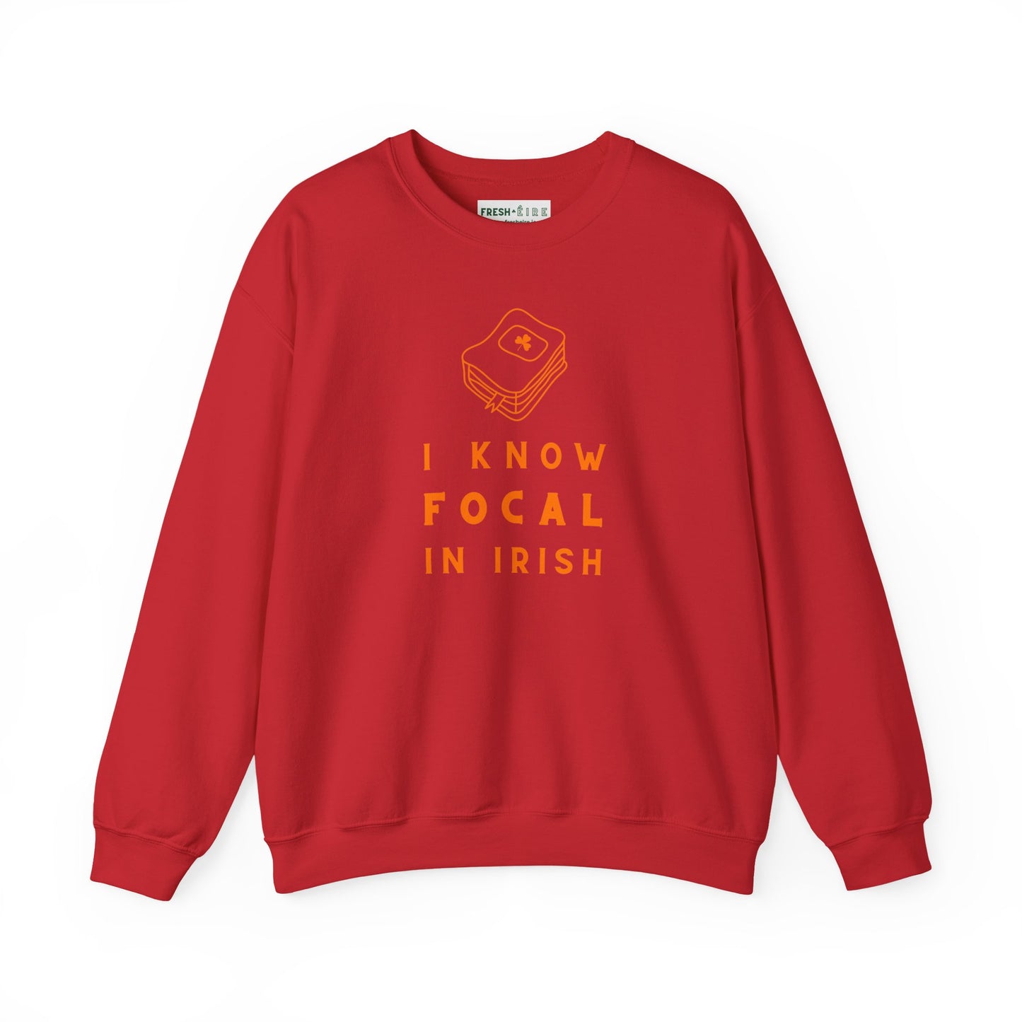 I KNOW FOCAL IN IRISH Unisex Heavy Blend™ Crewneck Sweatshirt