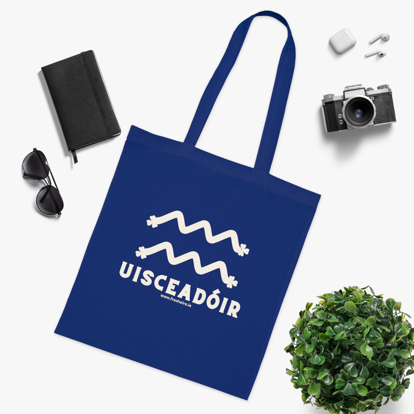 UISCEADÓIR 100% Cotton Tote Bag
