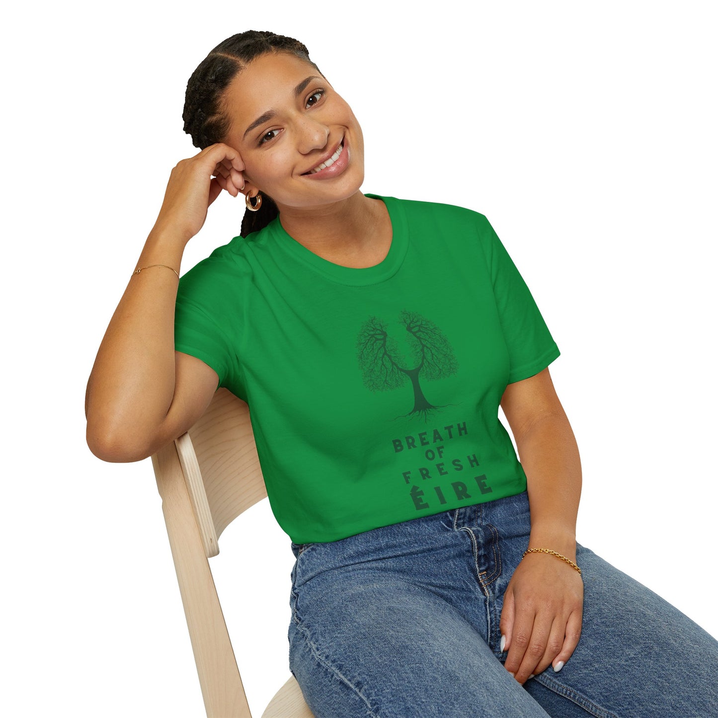 BREATH OF FRESH ÉIRE Unisex Softstyle 100% Cotton T-Shirt