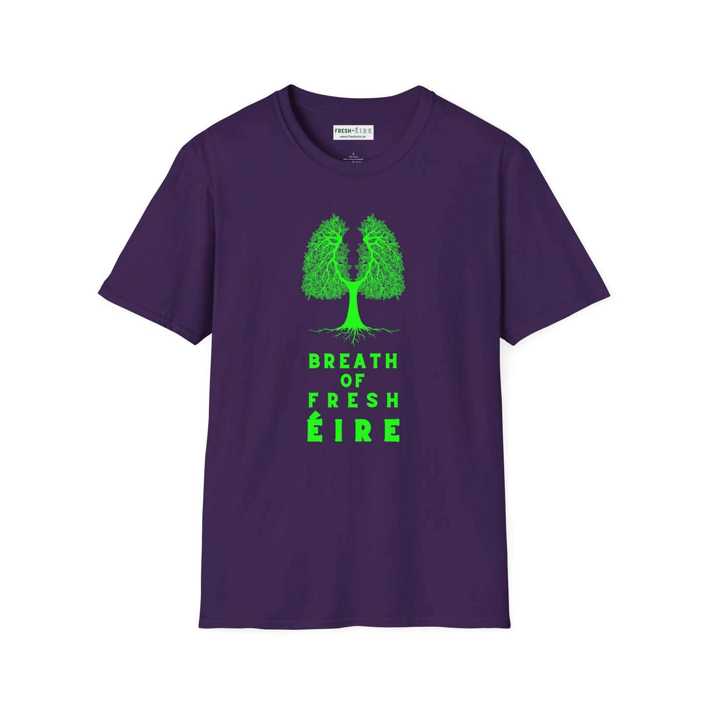 BREATH OF FRESH ÉIRE Unisex Softstyle 100% Cotton T-Shirt