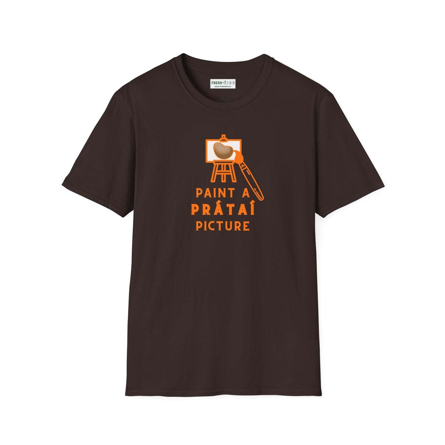 PAINT A PRÁTAÍ PICTURE Unisex Softstyle 100% Cotton T-Shirt