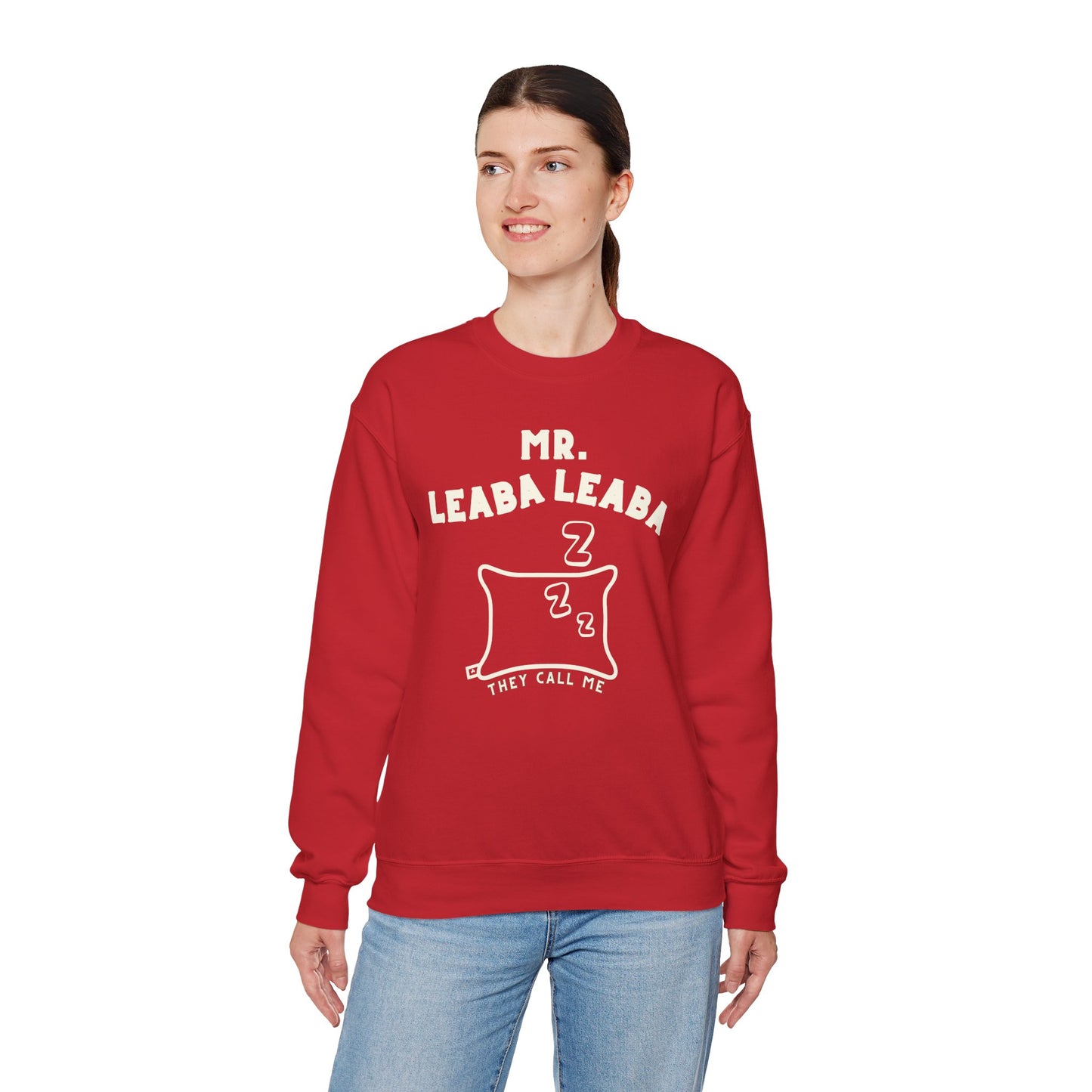 MR. LEABA LEABA (THEY CALL ME) Unisex Heavy Blend™ Crewneck Sweatshirt