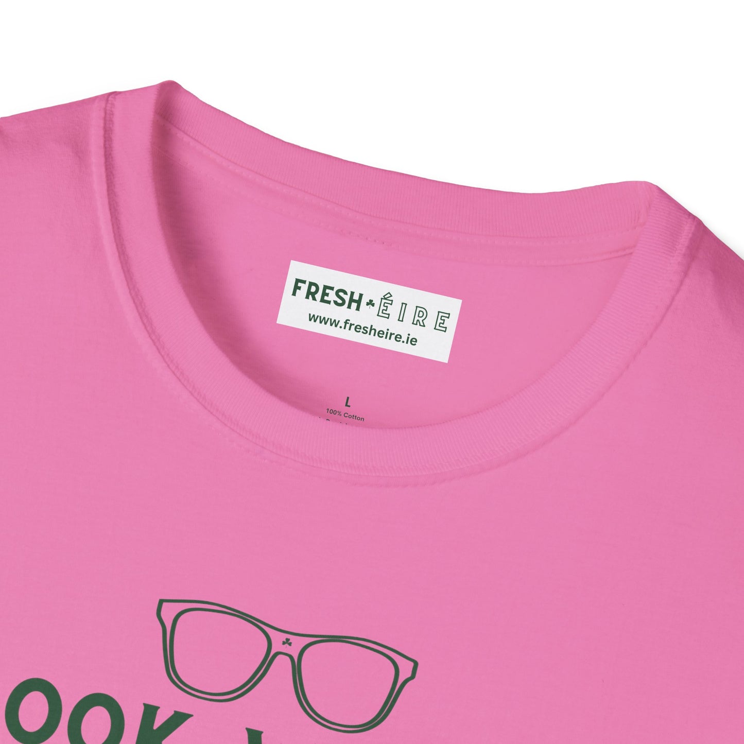 LOOK WHO'S AG CAINT Unisex Softstyle 100% Cotton T-Shirt