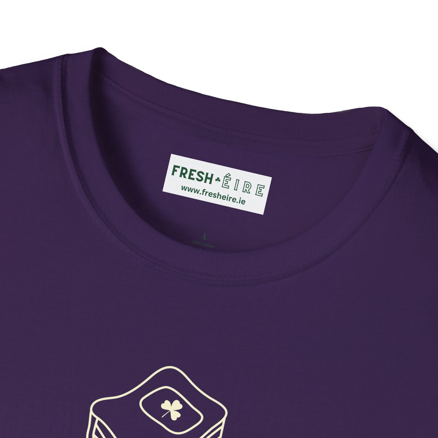 I KNOW FOCAL IN IRISH Unisex Softstyle 100% Cotton T-Shirt