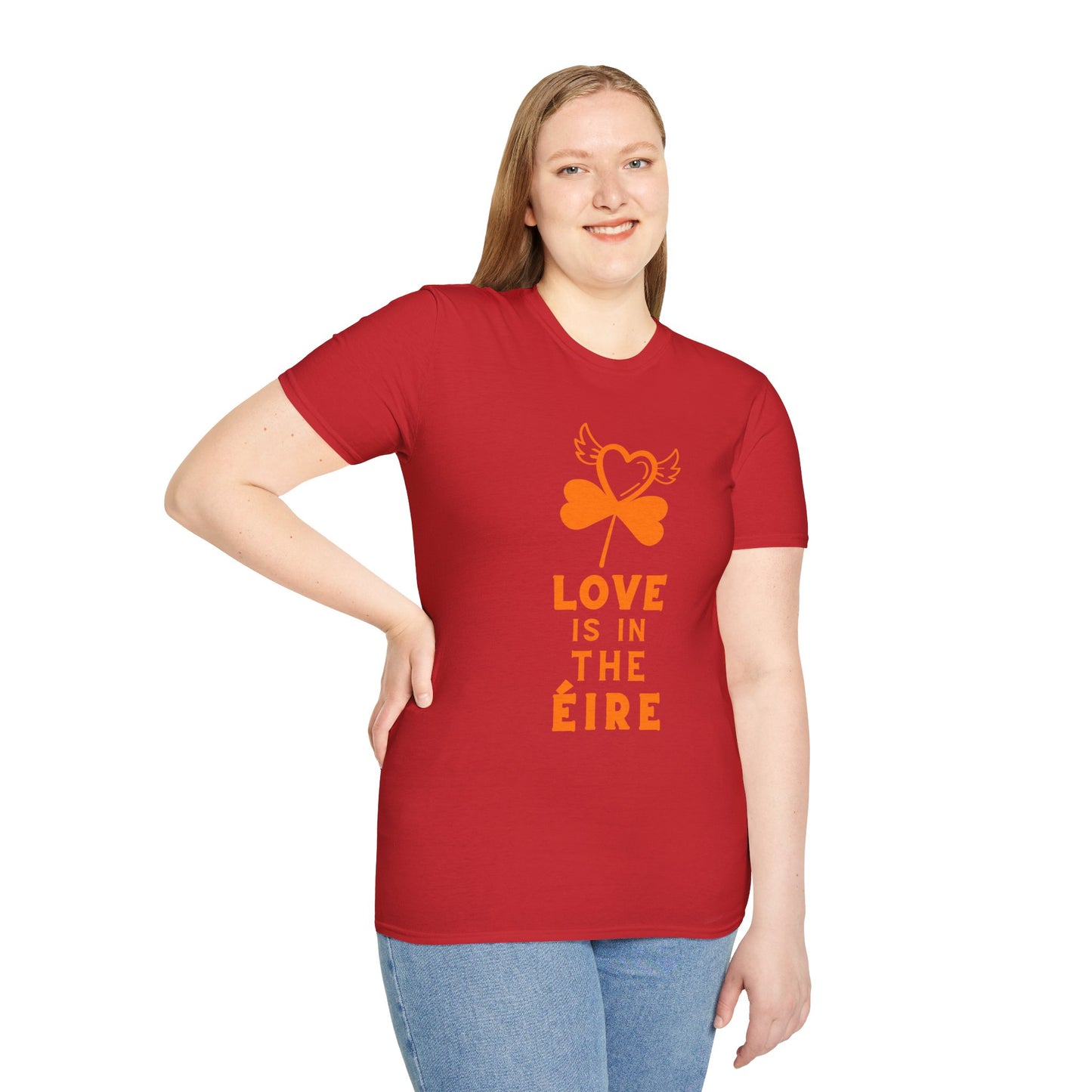 LOVE IS IN THE ÉIRE 2 Unisex Softstyle 100% Cotton T-Shirt
