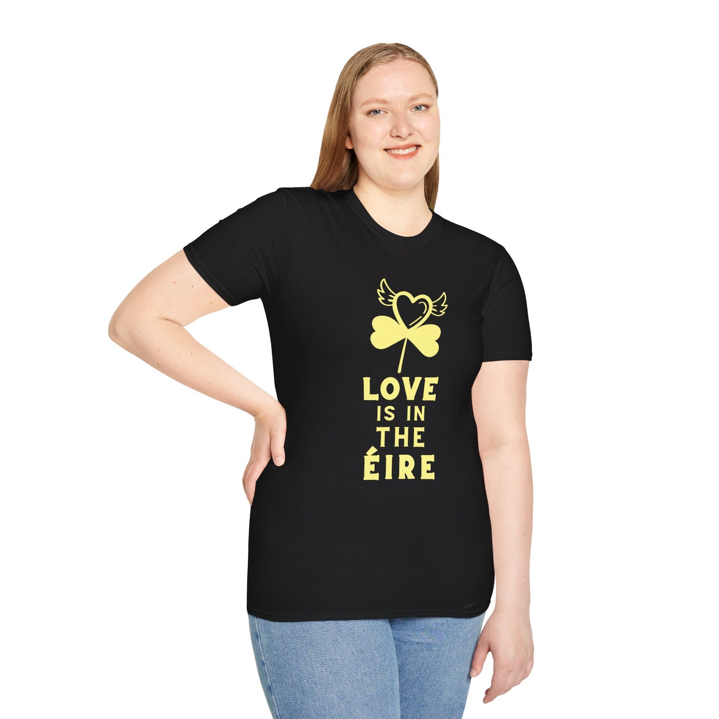 LOVE IS IN THE ÉIRE 2 Unisex Softstyle 100% Cotton T-Shirt