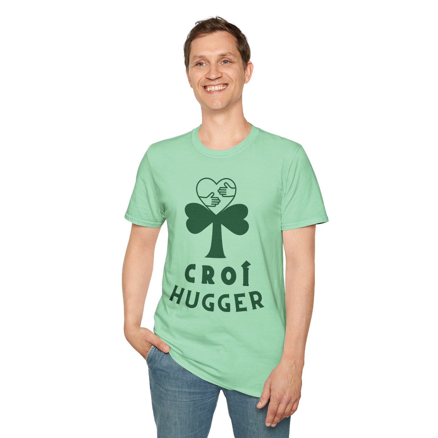 CROÍ HUGGER Unisex Softstyle 100% Cotton T-Shirt