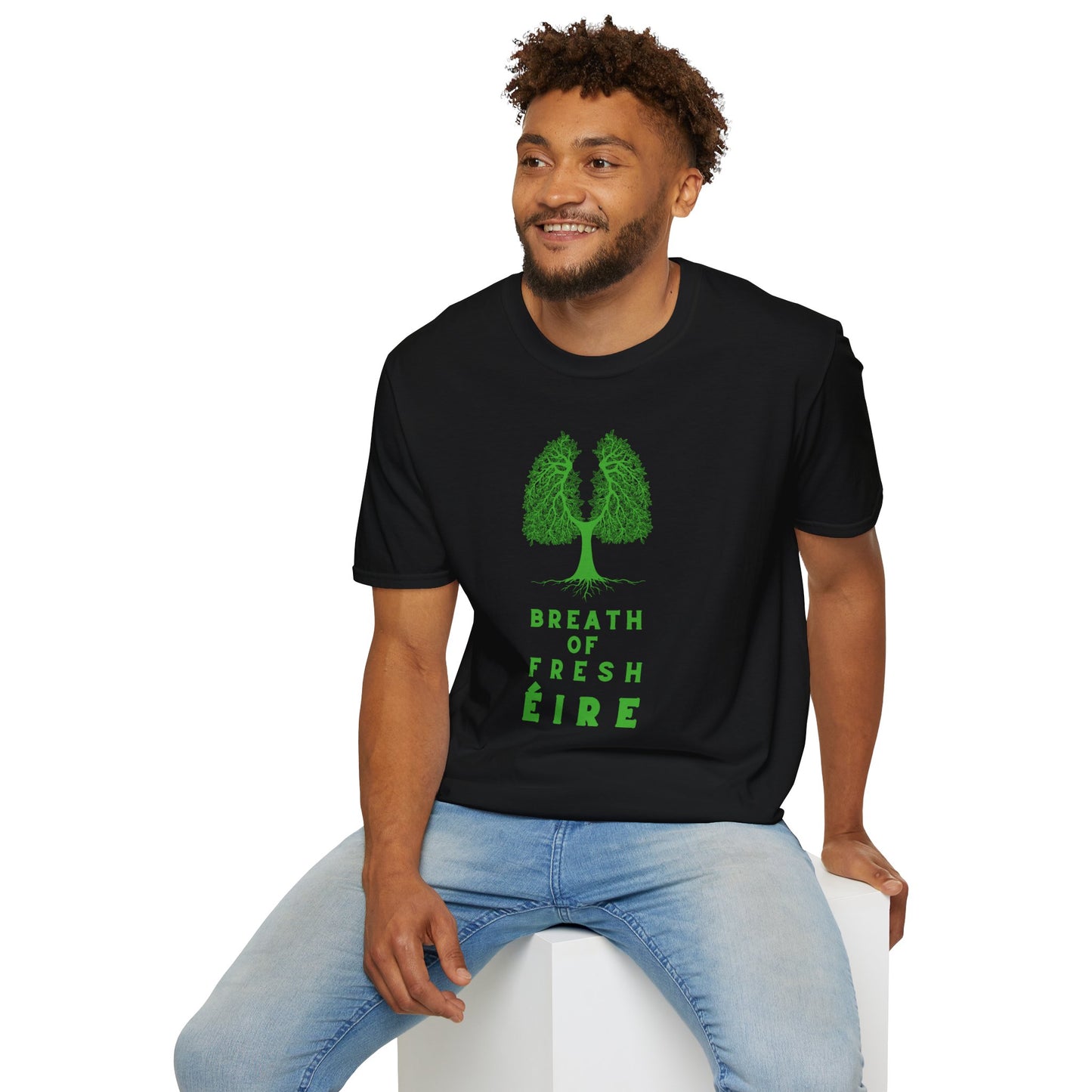 BREATH OF FRESH ÉIRE Unisex Softstyle 100% Cotton T-Shirt