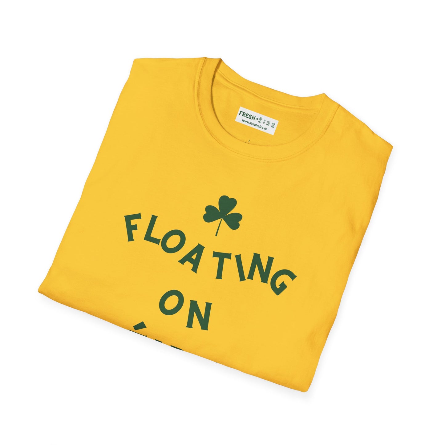 FLOATING ON ÉIRE Unisex Softstyle 100% Cotton T-Shirt