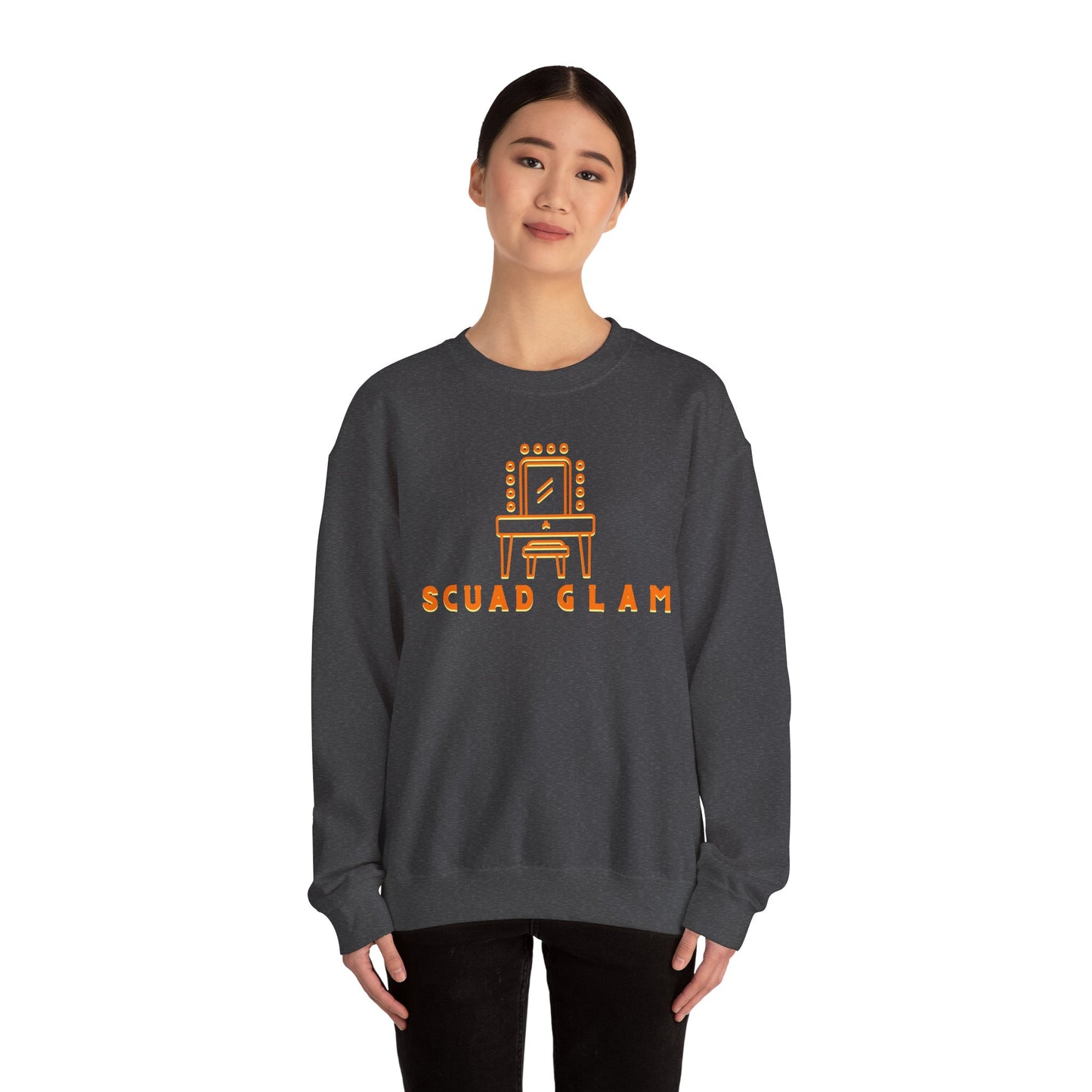 SCUAD GLAM Unisex Heavy Blend Crewneck Sweatshirt
