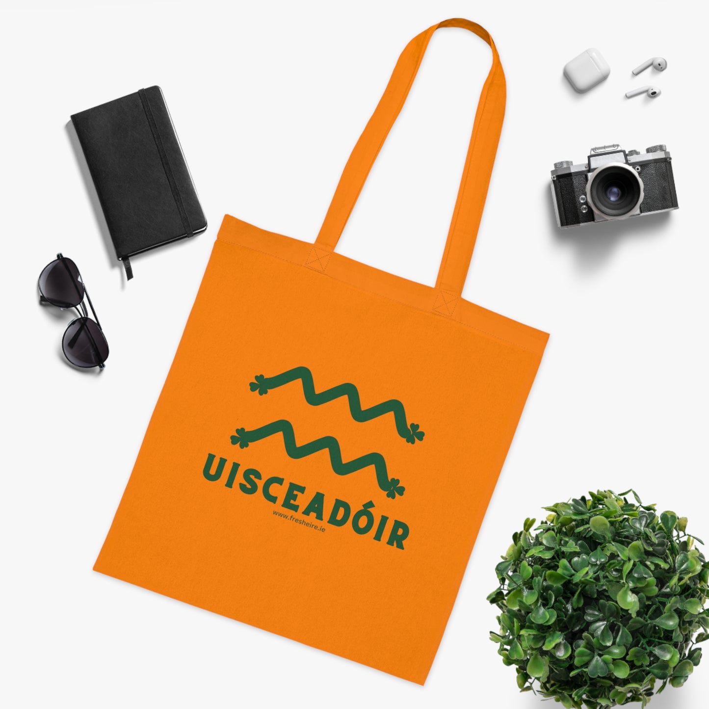 UISCEADÓIR 100% Cotton Tote Bag
