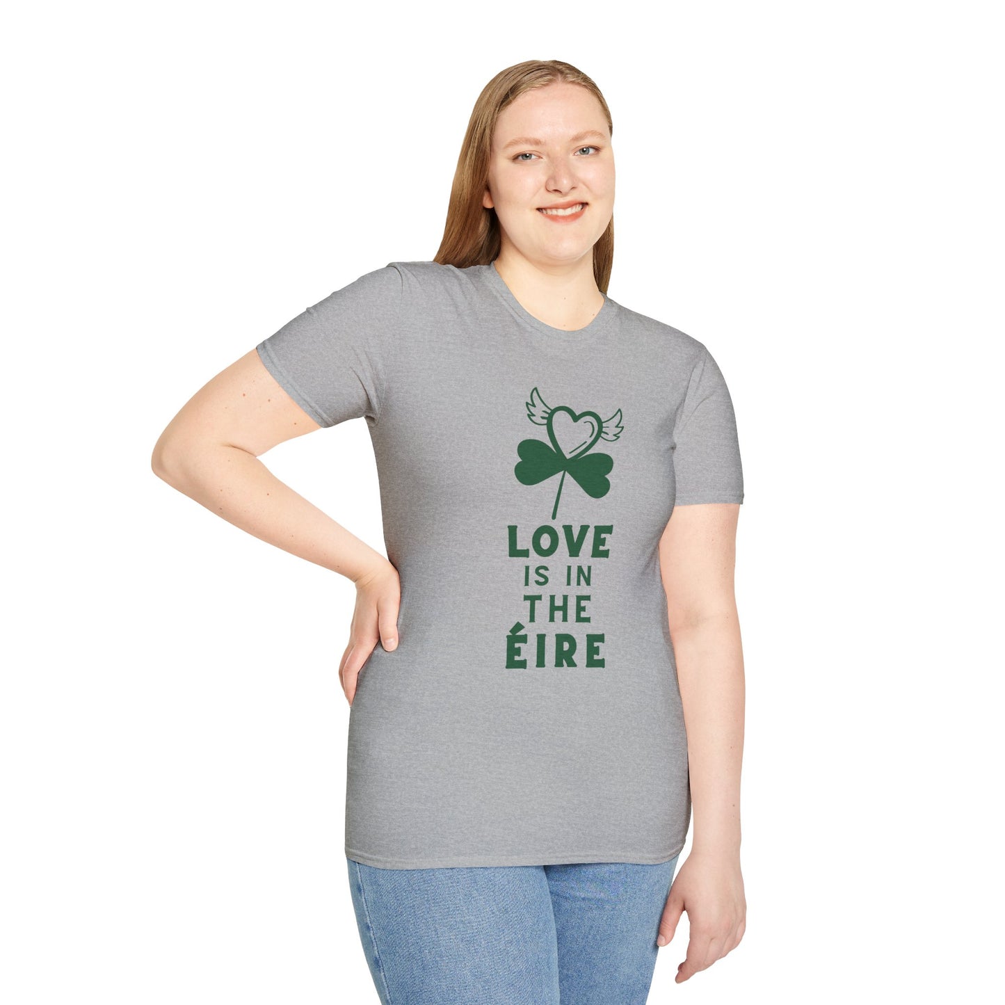 LOVE IS IN THE ÉIRE 2 Unisex Softstyle 100% Cotton T-Shirt