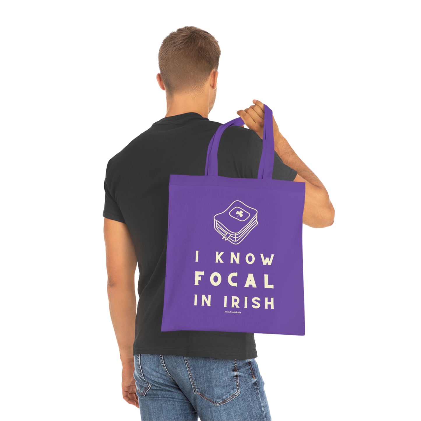 I KNOW FOCAL IN IRISH 100% Cotton Tote Bag
