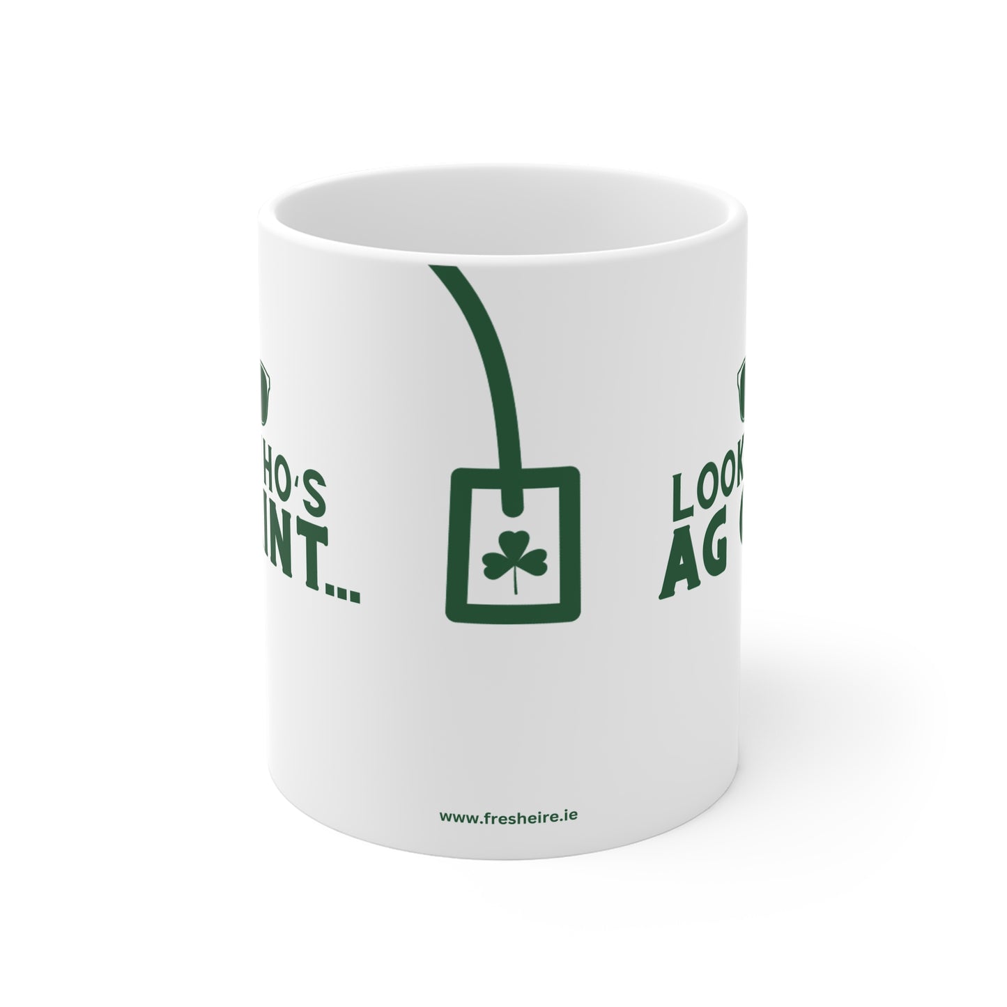LOOK WHO'S AG CAINT 33cl White Ceramic Mug