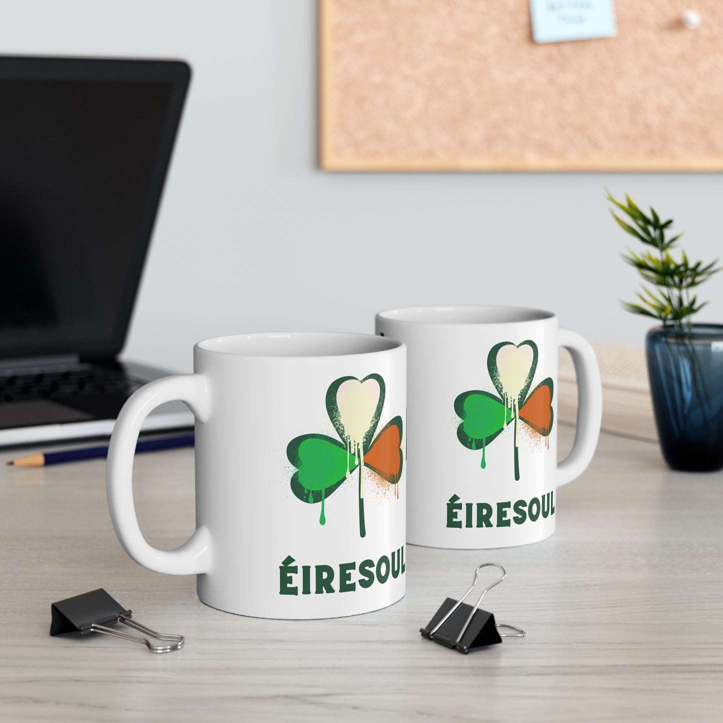ÉIRESOUL 33cl White Ceramic Mug