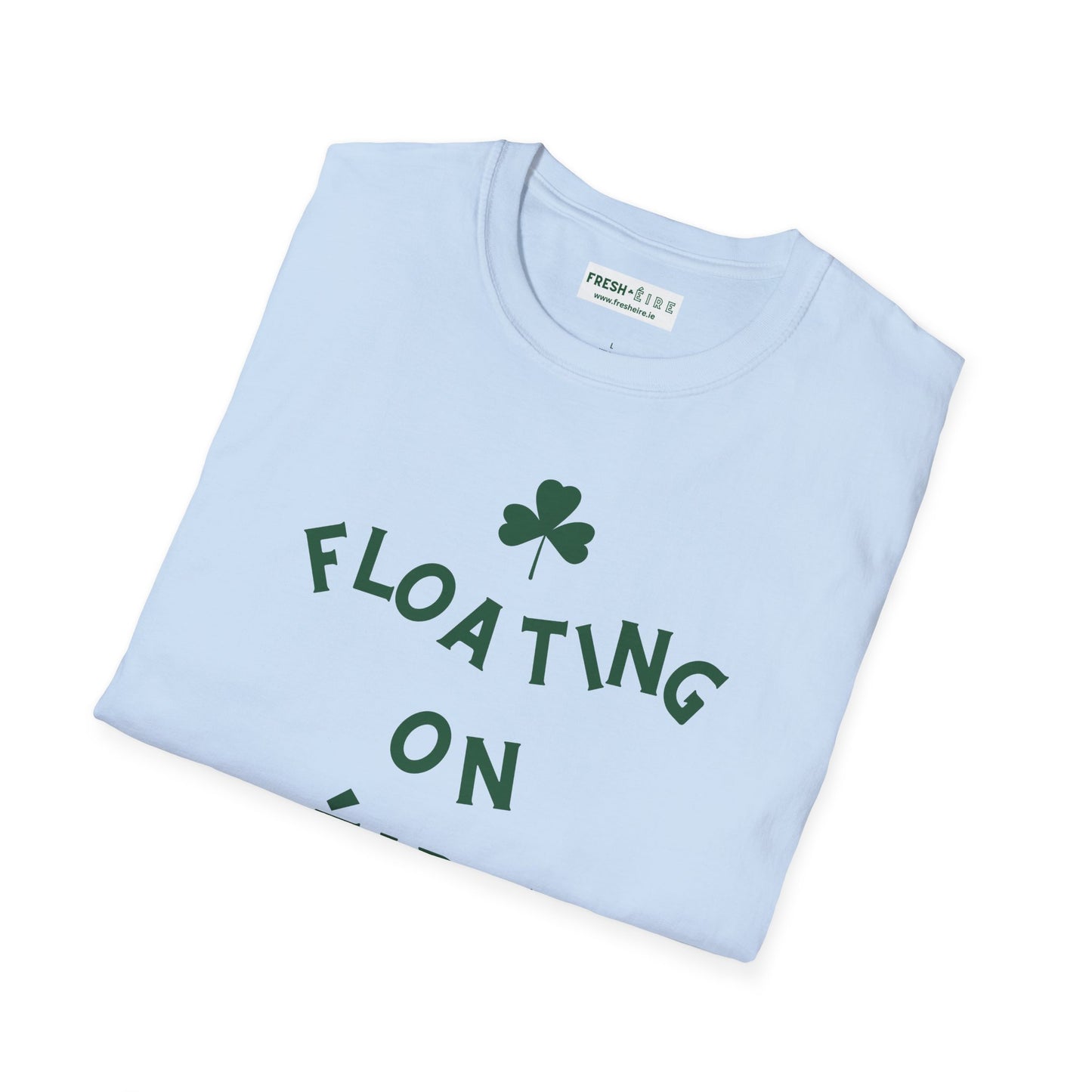 FLOATING ON ÉIRE Unisex Softstyle 100% Cotton T-Shirt