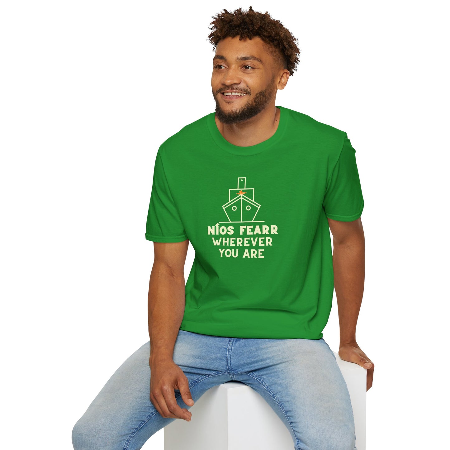 NÍOS FEARR WHEREVER YOU ARE Unisex Softstyle 100% Cotton T-Shirt
