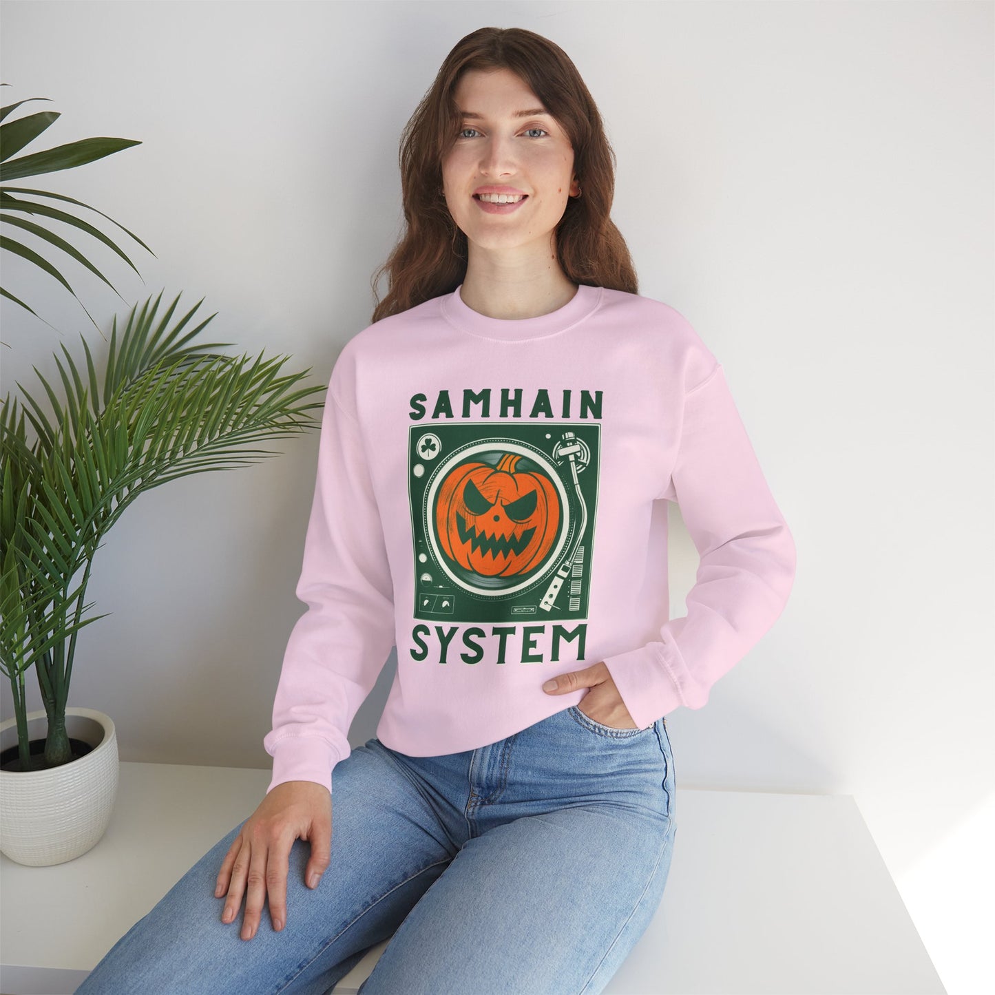 SAMHAIM SYSTEM Unisex Heavy Blend Crewneck Sweatshirt