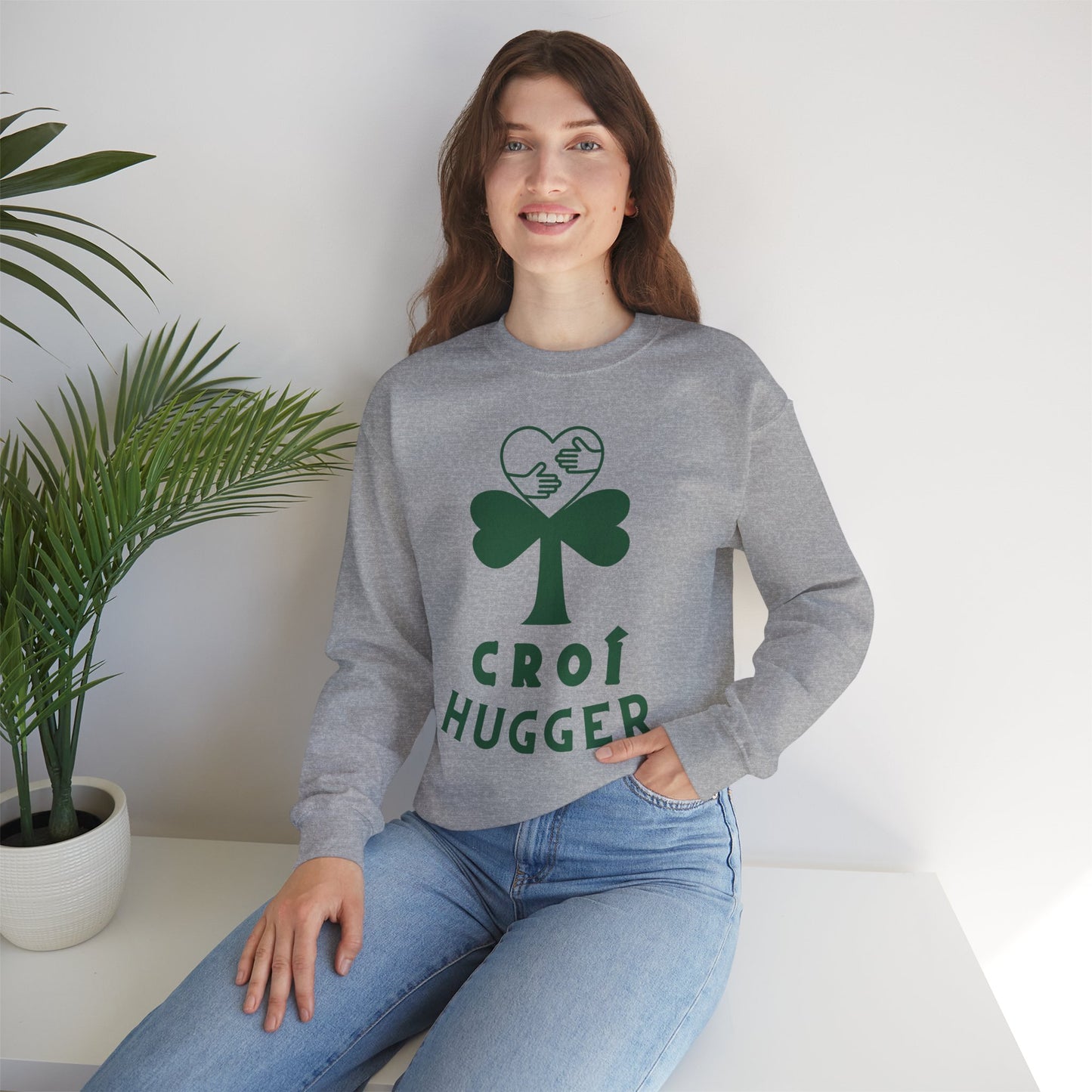 CROÍ HUGGER Unisex Heavy Blend™ Crewneck Sweatshirt