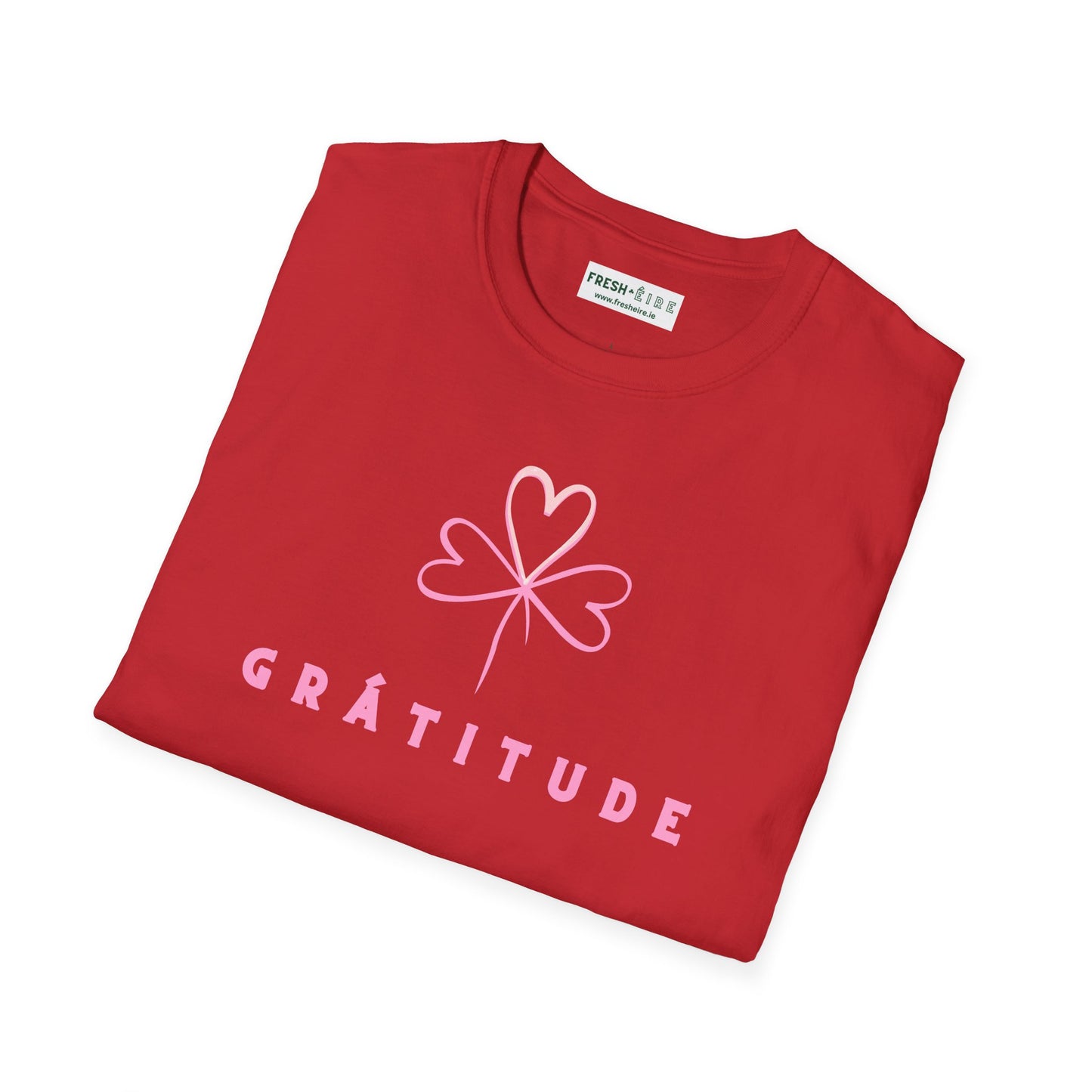 GRÁTITUDE V DAY Unisex Softstyle 100% Cotton T-Shirt