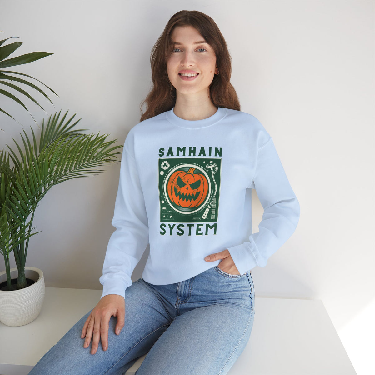 SAMHAIN SYSTEM Unisex Heavy Blend Crewneck Sweatshirt