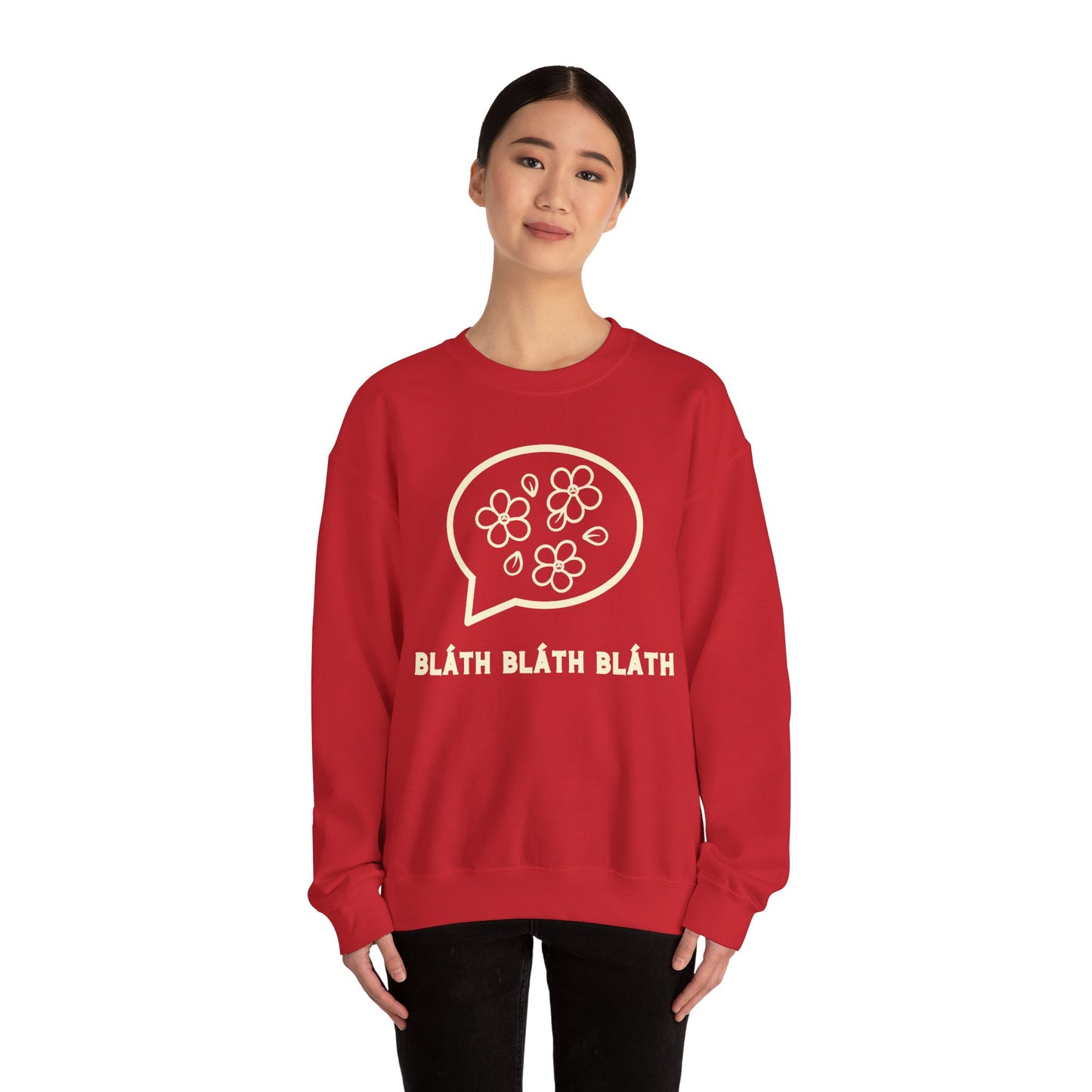 BLÁTH BLÁTH BLÁTH Unisex Heavy Blend  Crewneck Sweatshirt