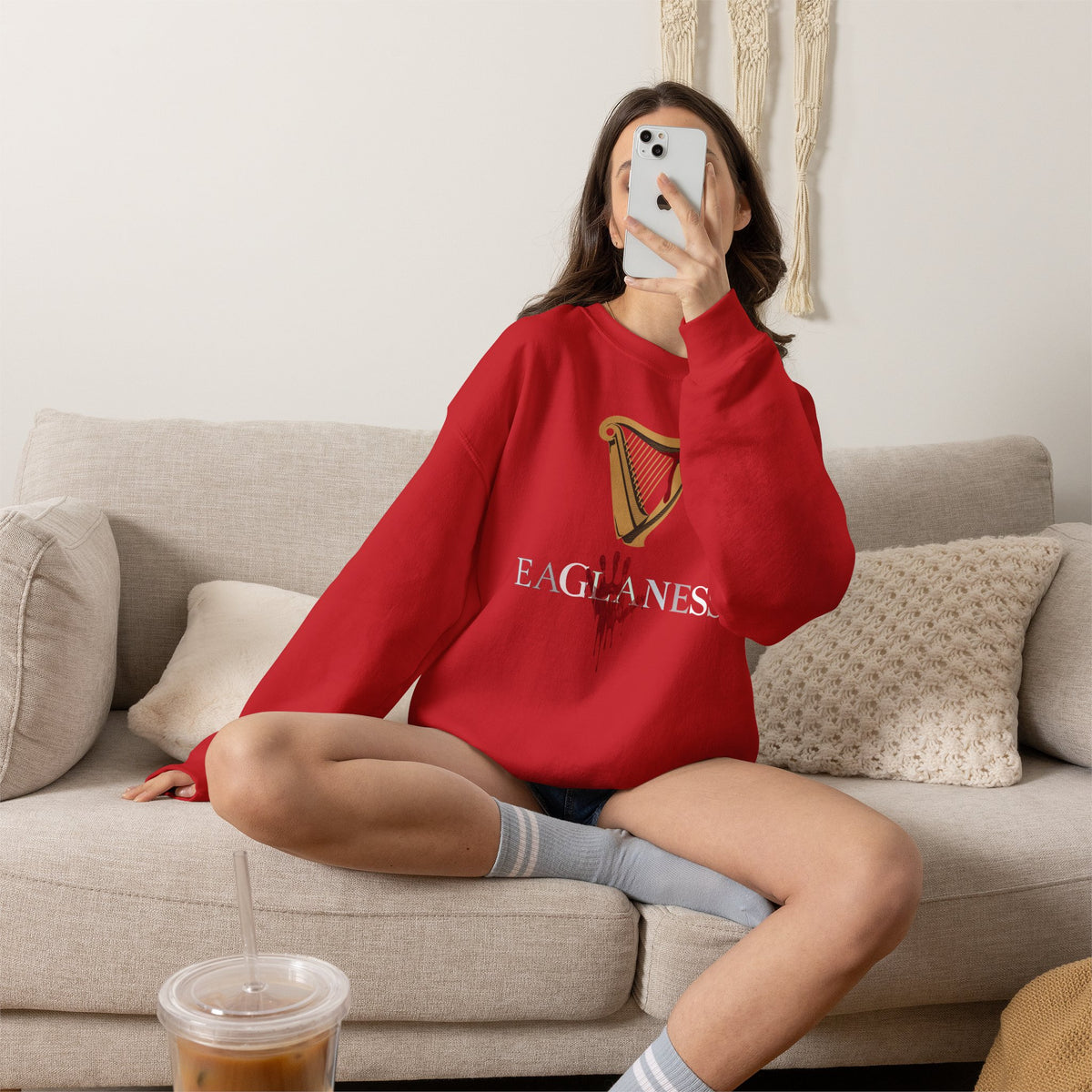 EAGLANESS Unisex Heavy Blend Crewneck Sweatshirt