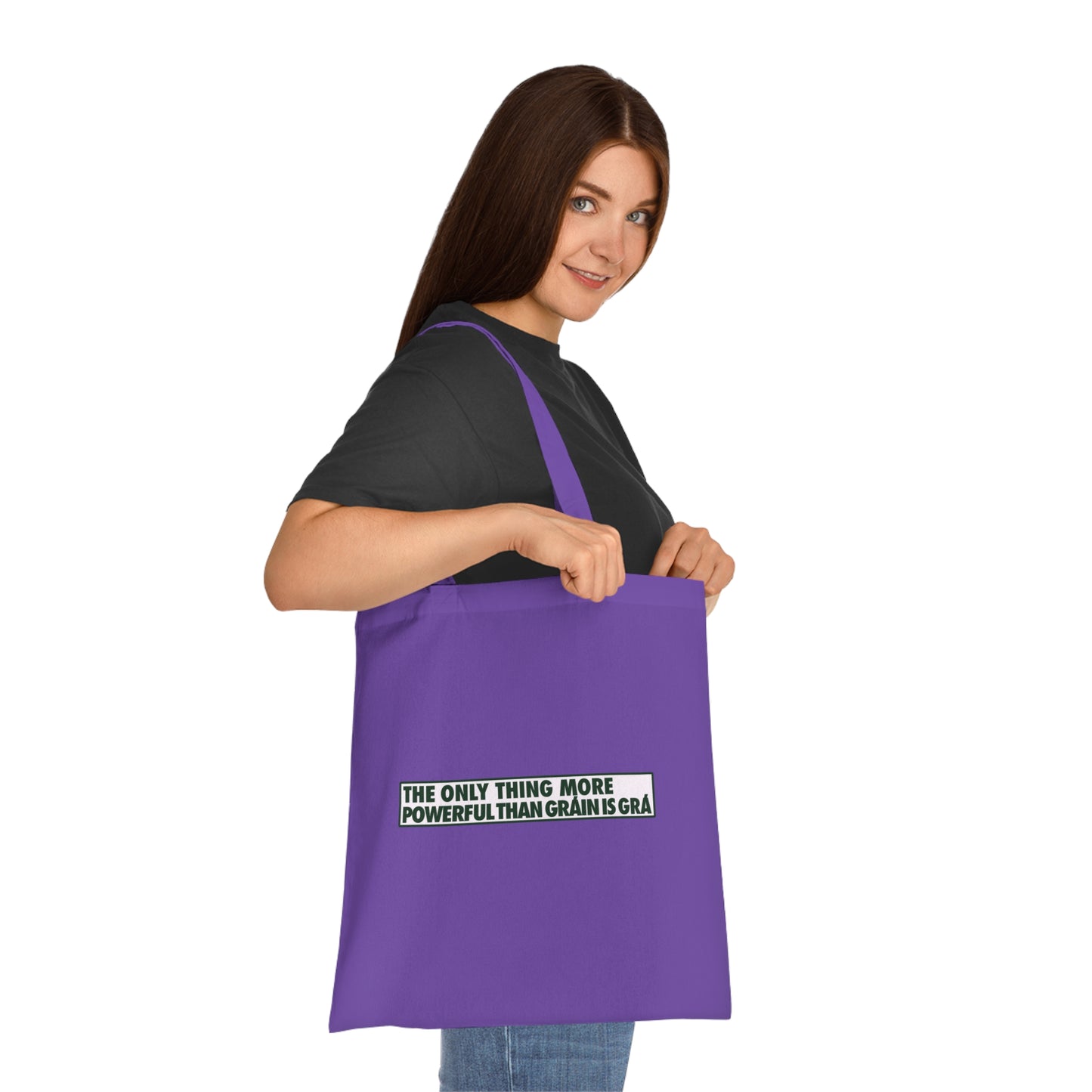 THE ONLY THING MORE POWERFUL THAN GRÁIN IS GRÁWoven Tote Bag