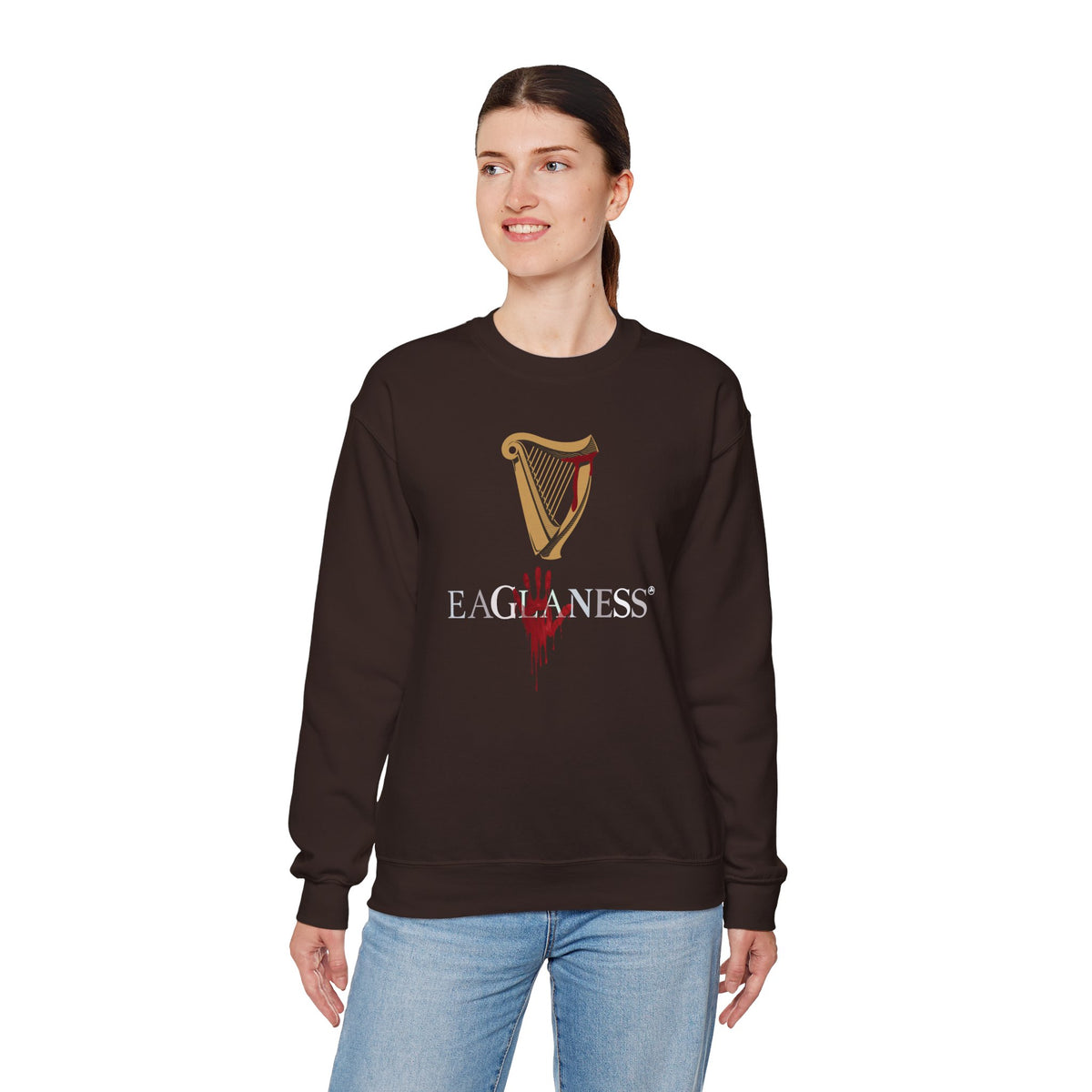 EAGLANESS Unisex Heavy Blend Crewneck Sweatshirt