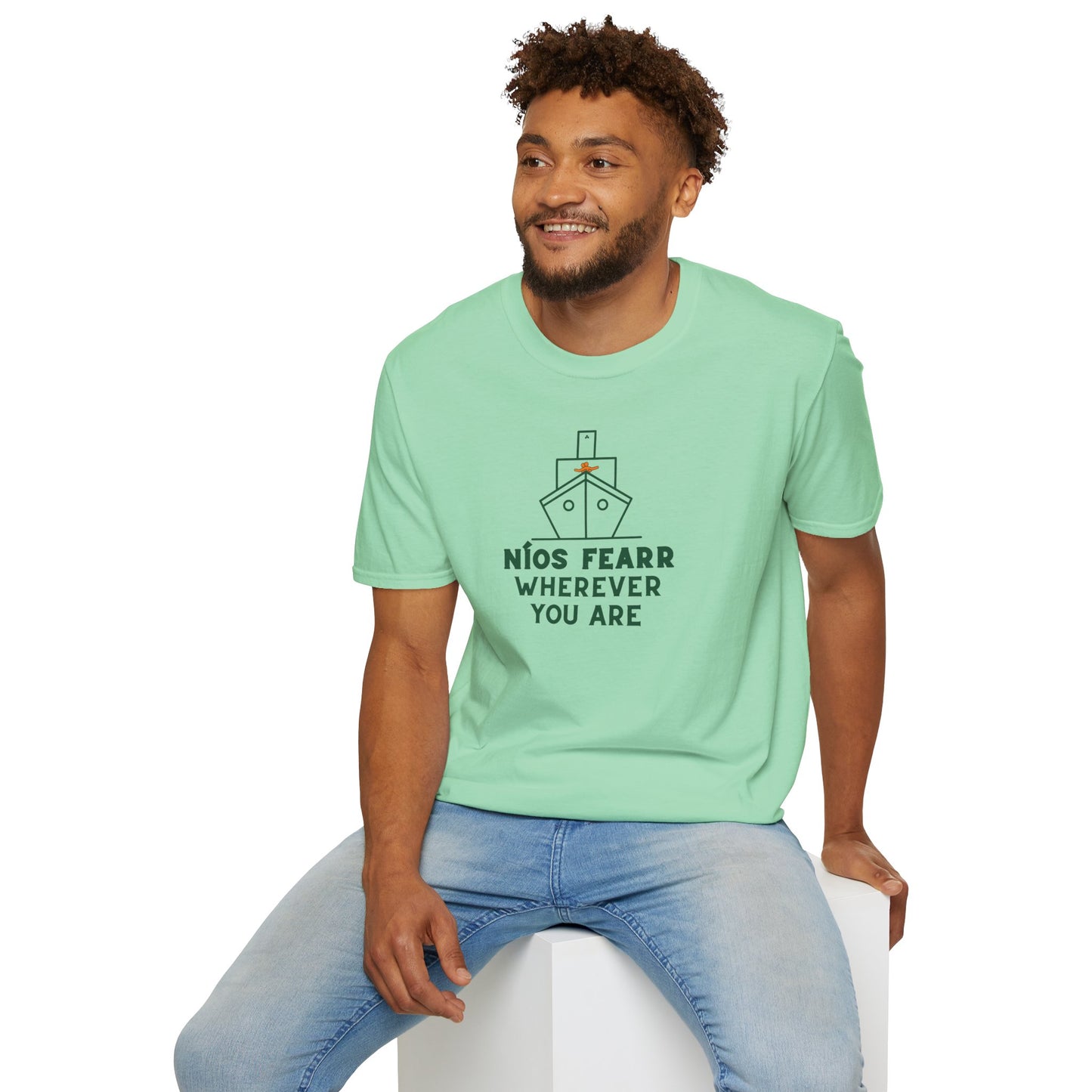 NÍOS FEARR WHEREVER YOU ARE Unisex Softstyle 100% Cotton T-Shirt