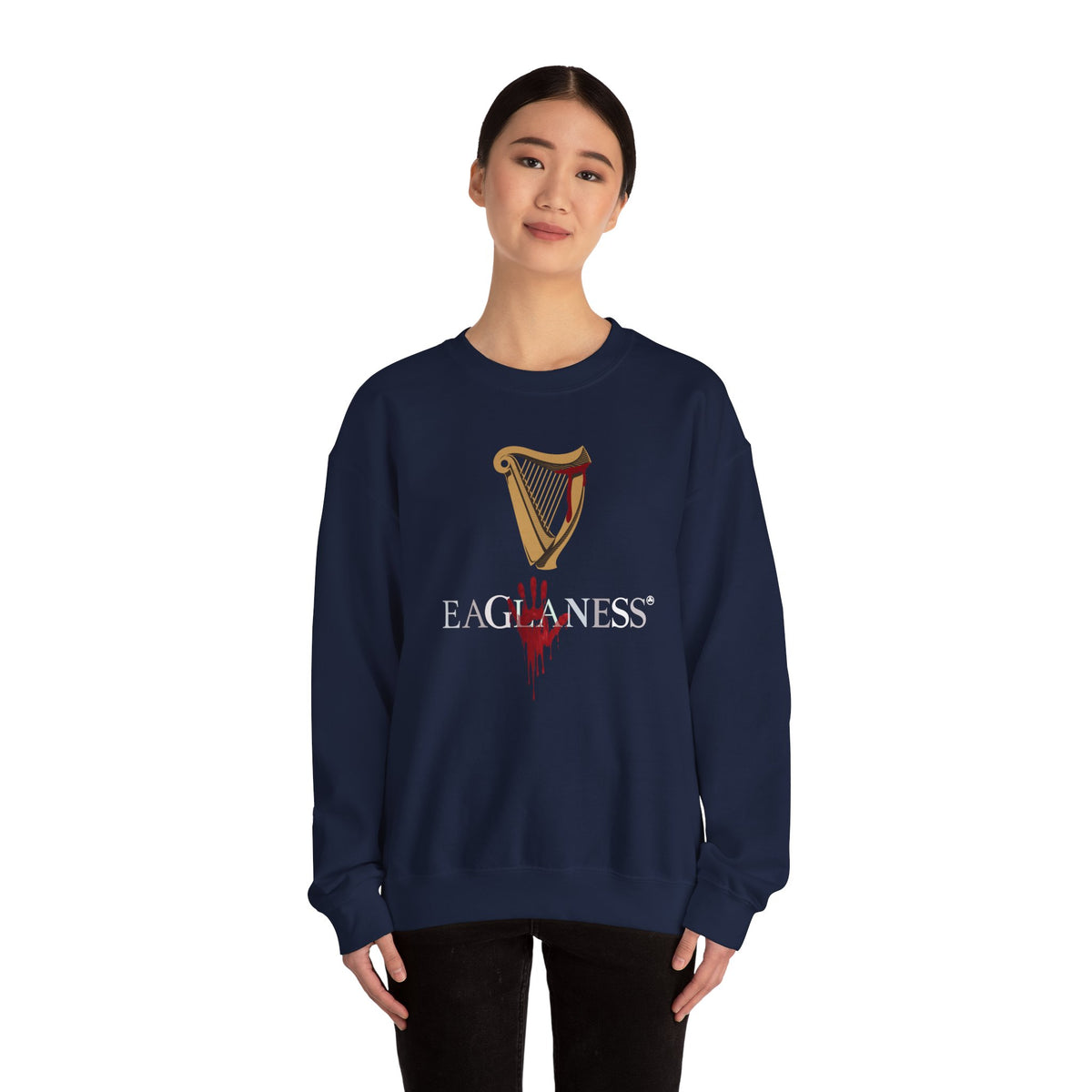 EAGLANESS Unisex Heavy Blend Crewneck Sweatshirt