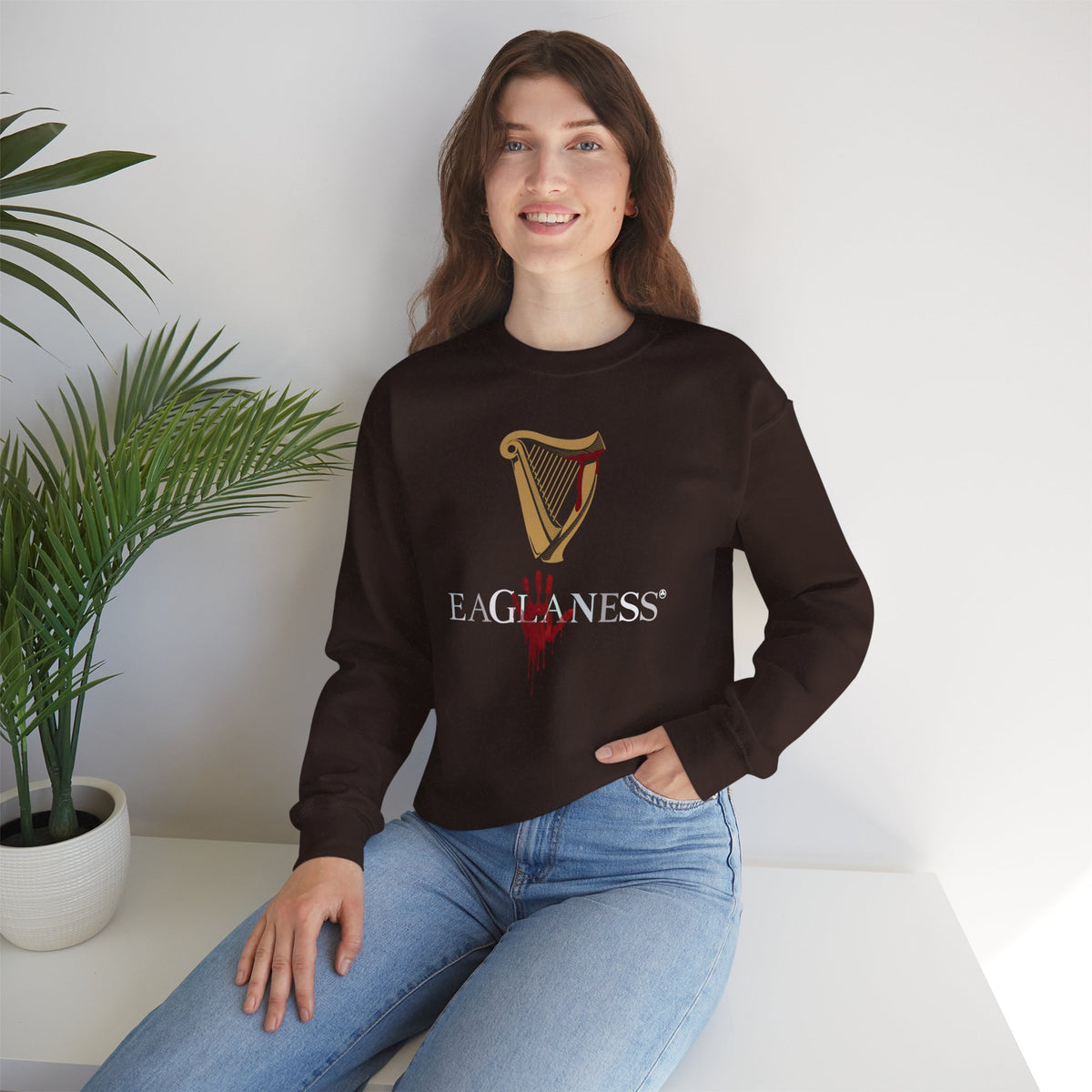 EAGLANESS Unisex Heavy Blend Crewneck Sweatshirt