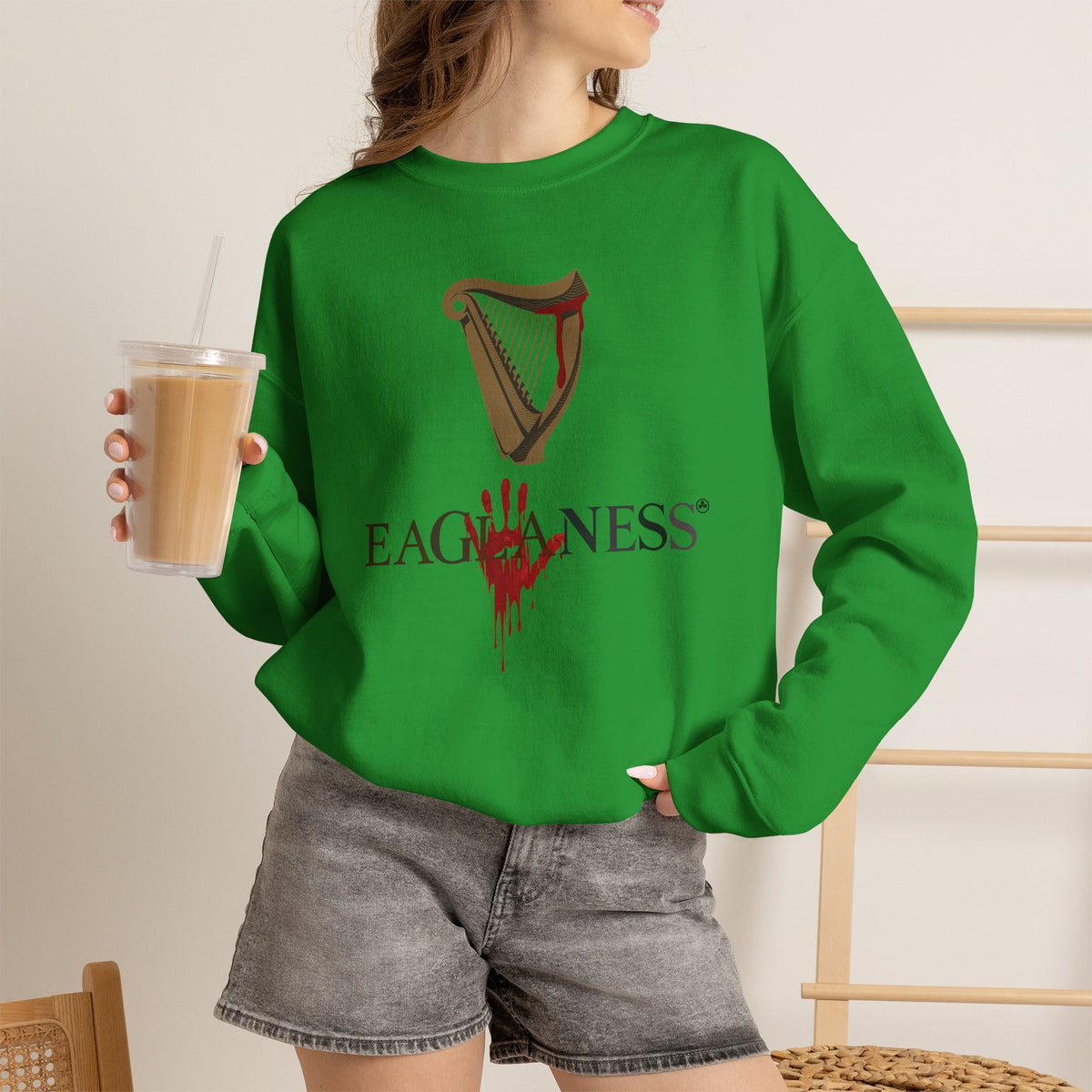 EAGLANESS Unisex Heavy Blend Crewneck Sweatshirt