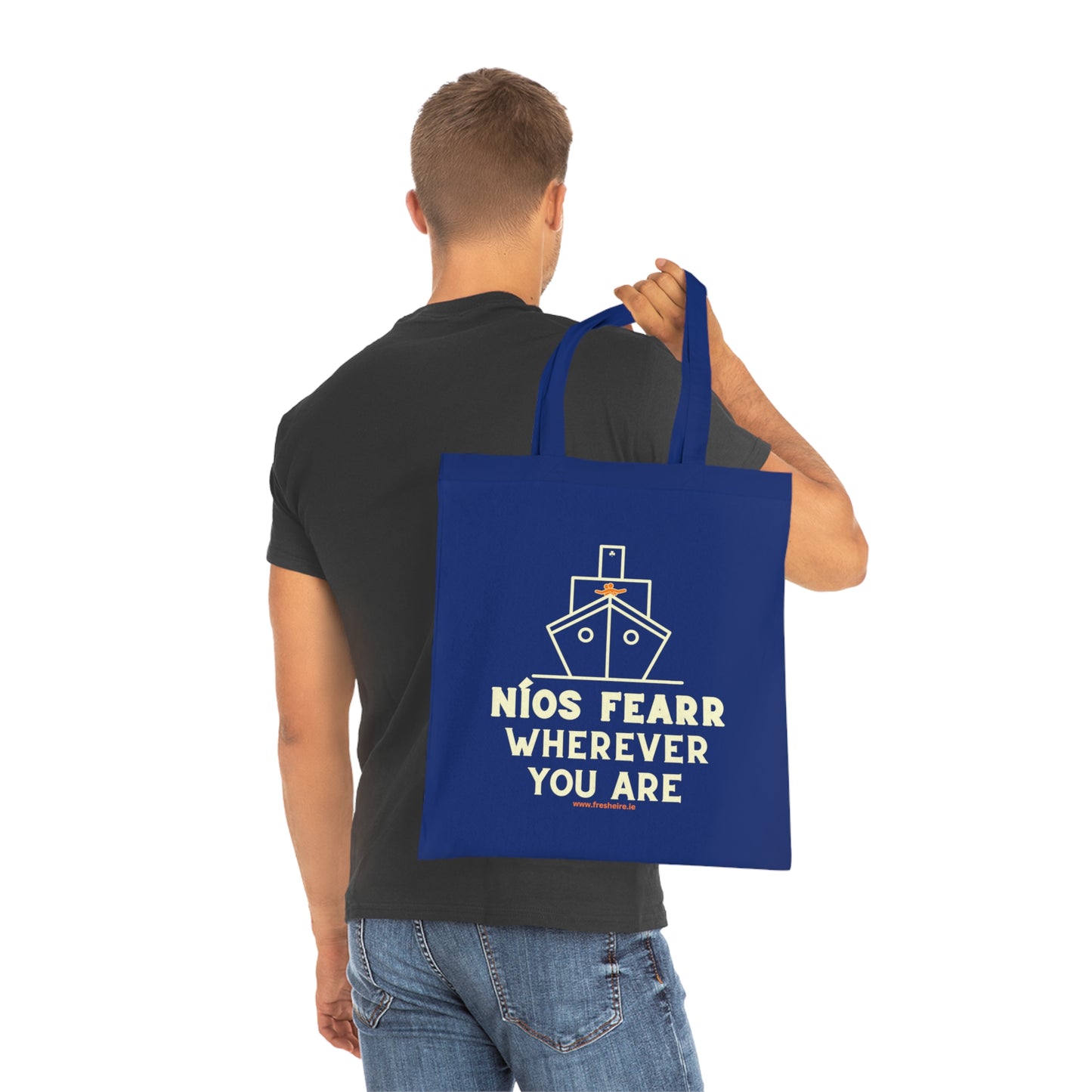 NÍOS FEARR, WHEREVER YOU ARE 100% Cotton Tote Bag