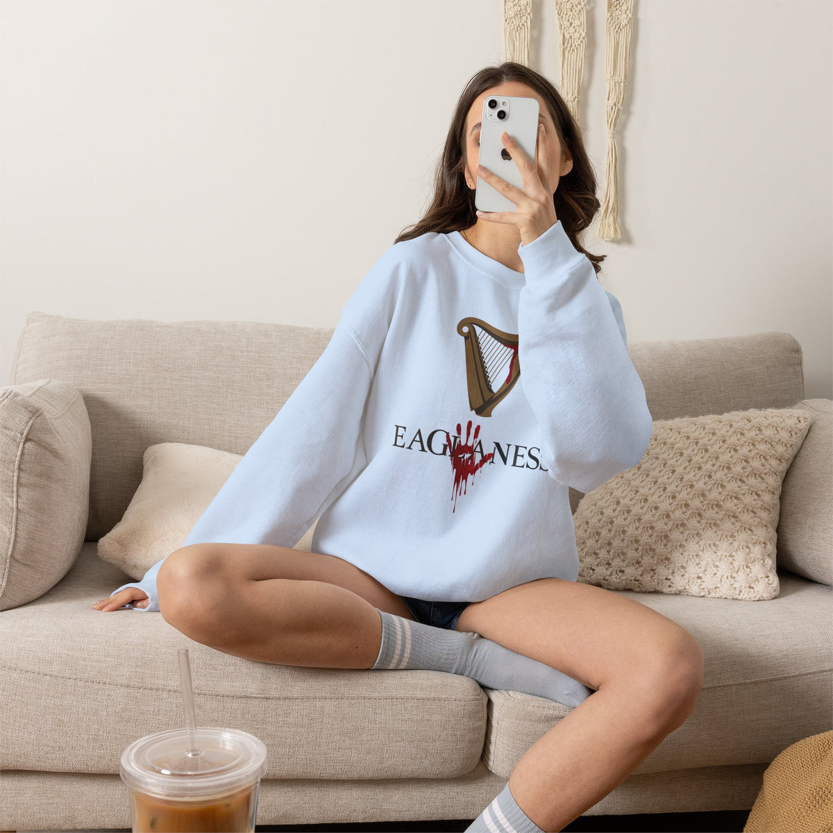 EAGLANESS Unisex Heavy Blend Crewneck Sweatshirt