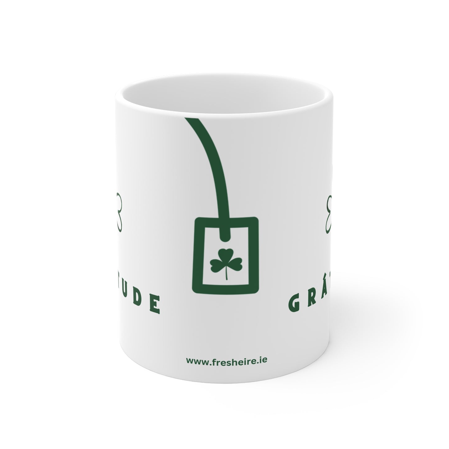 GRÁTITUDE 33cl White Ceramic Mug