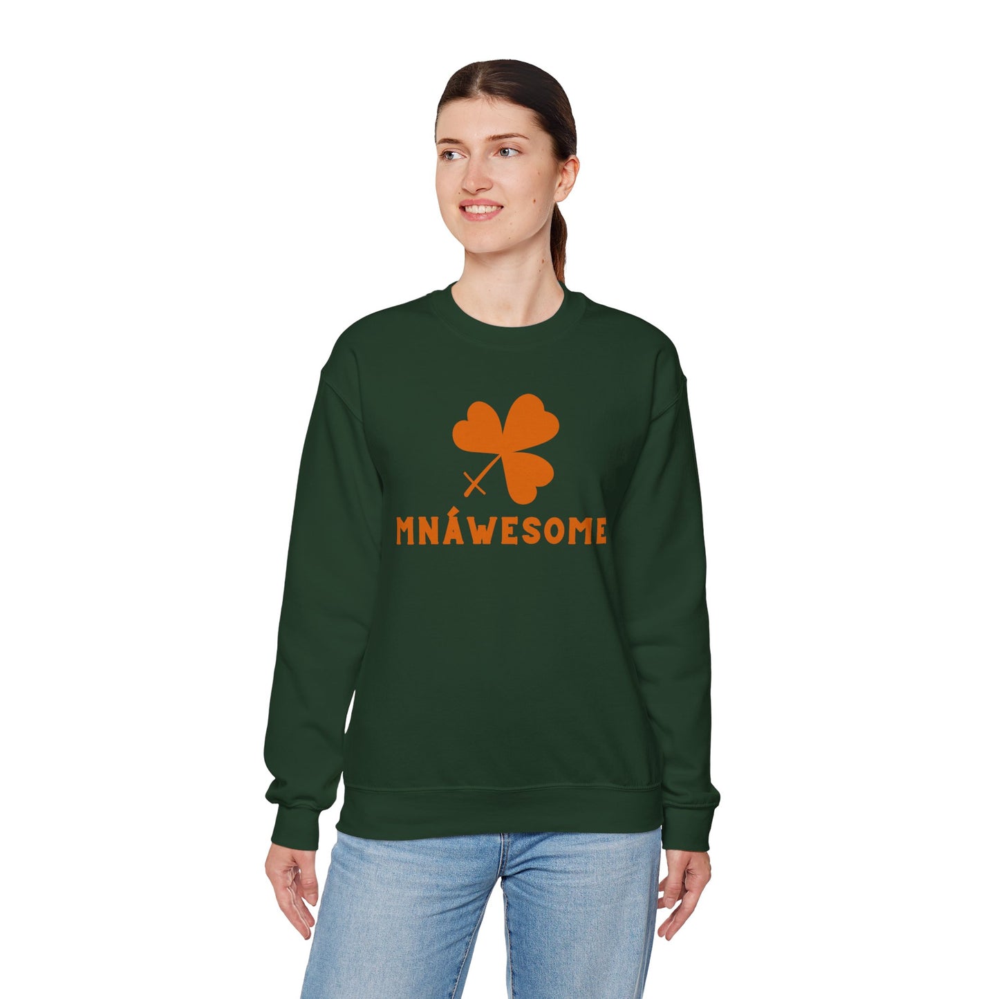 MNÁWESOME Unisex Heavy Blend Crewneck Sweatshirt
