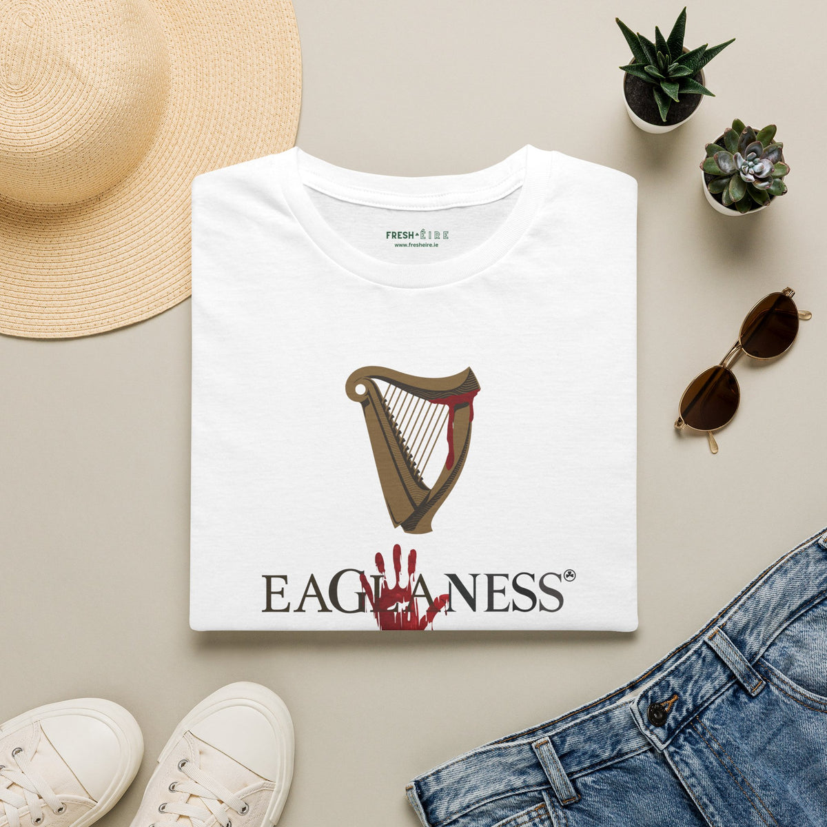 EAGLANESS 100% Cotton Unisex Softstyle T-Shirt