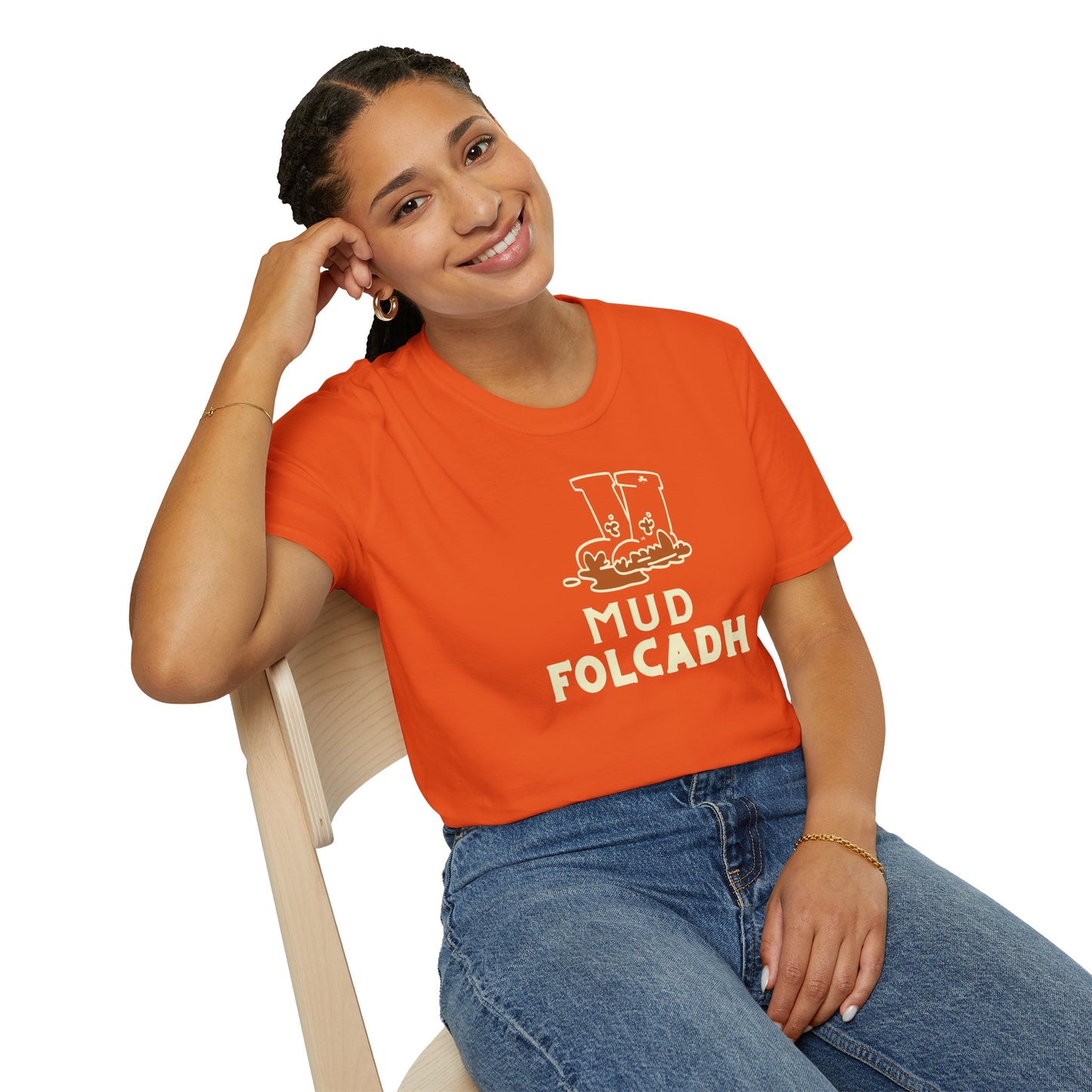MUD FOLCADH Unisex Softstyle T-Shirt