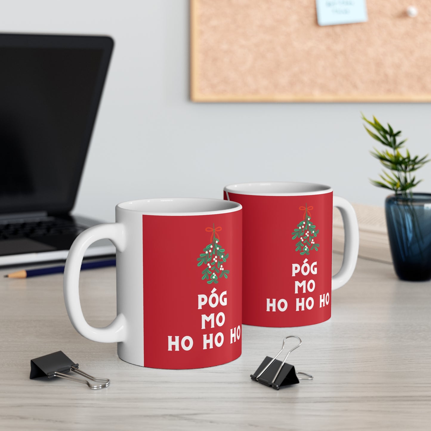 PÓG MO HO HO HO 33cl White Ceramic Mug