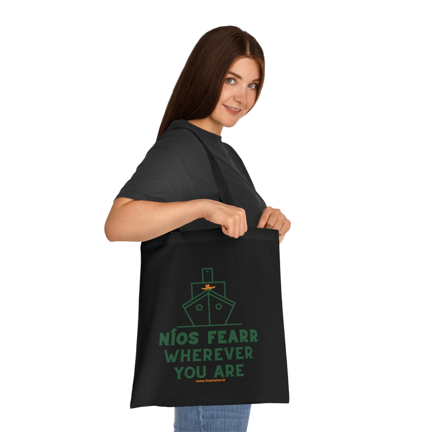 NÍOS FEARR, WHEREVER YOU ARE 100% Cotton Tote Bag