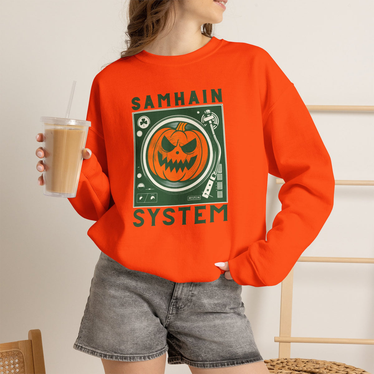 SAMHAIN SYSTEM Unisex Heavy Blend Crewneck Sweatshirt
